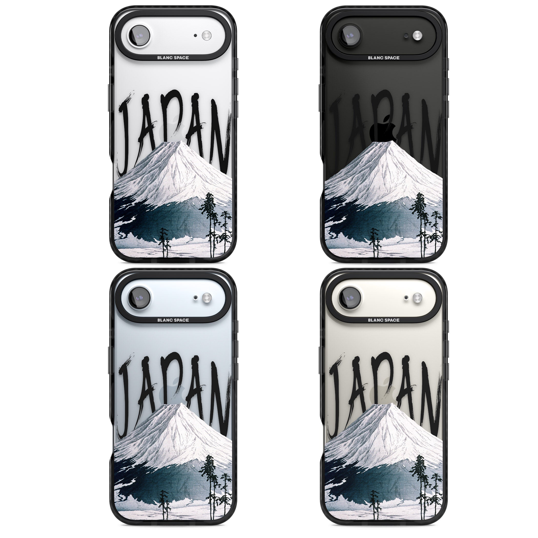 Mount Fuji Cutout iPhone 17 Air Impact Black Phone Case APT Impact Protection