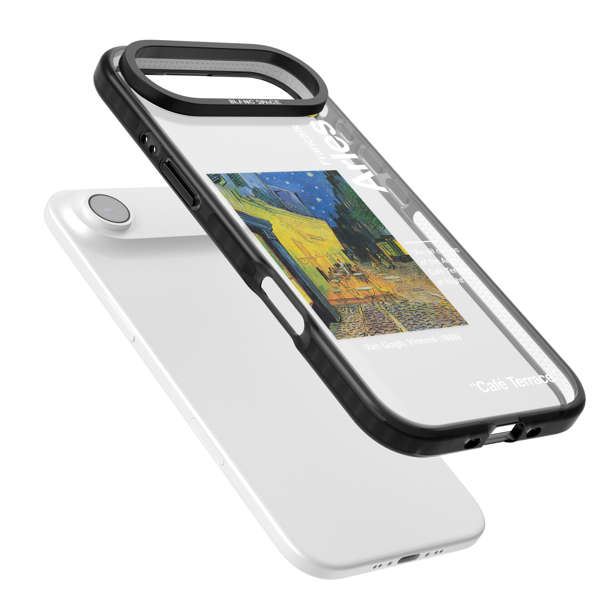 Cafe Terrace At Night iPhone 17 Air Impact Black Phone Case Colours