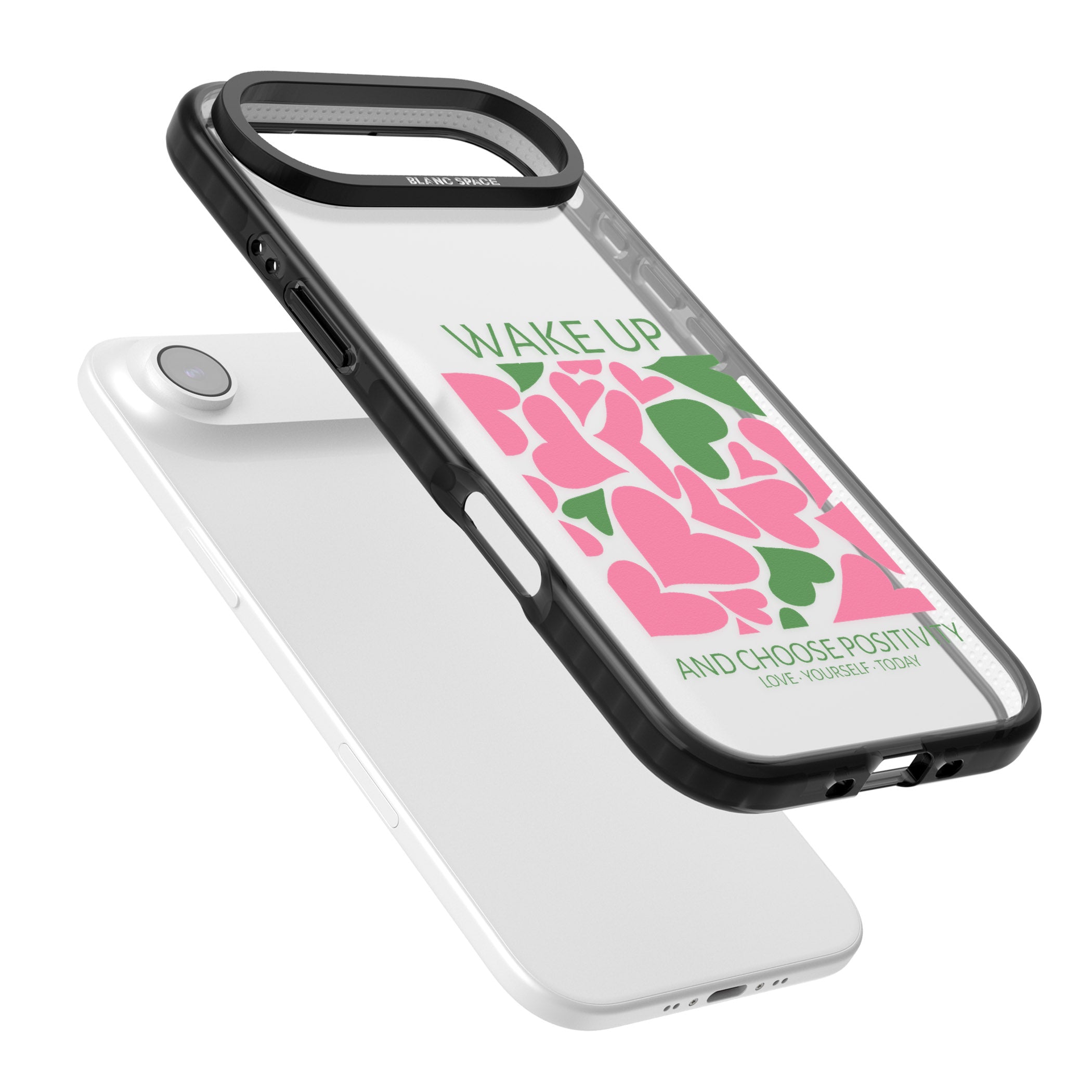 Wake Up And Choose Positivity iPhone 17 Air Impact Black Phone Case Colours