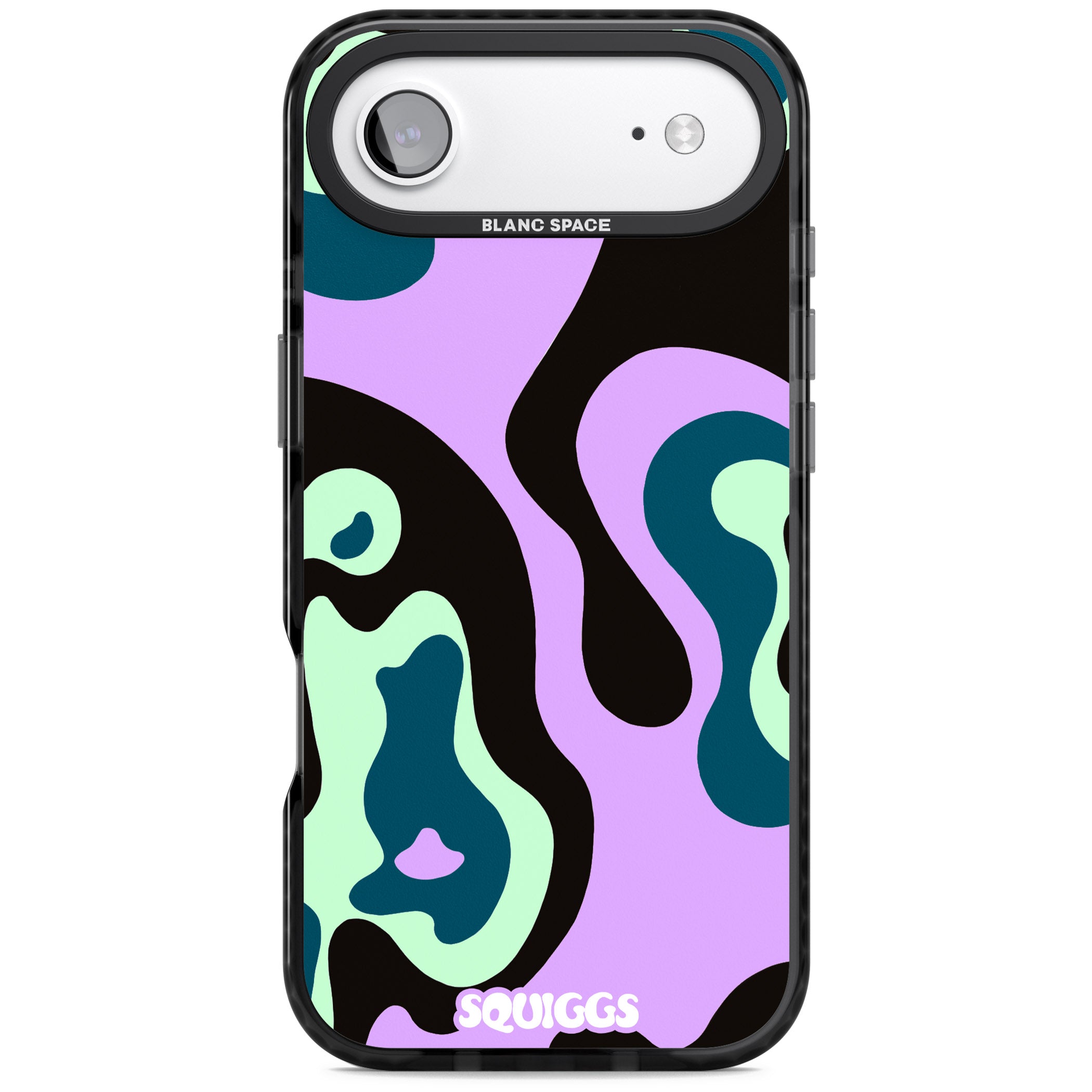 Purple River iPhone 17 Air Impact Black Phone Case