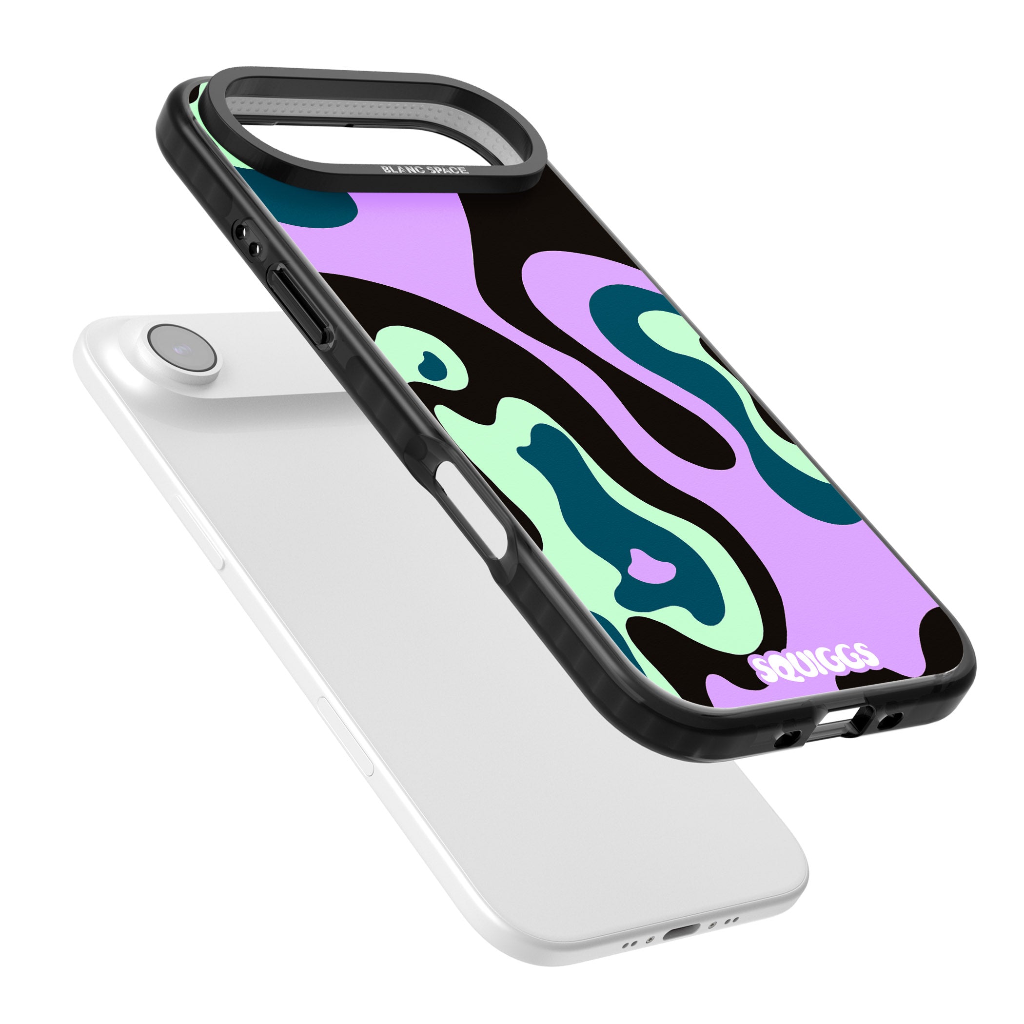 Purple River iPhone 17 Air Impact Black Phone Case Colours