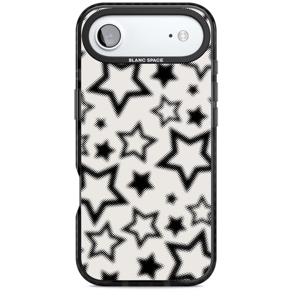 Black Halftone Stars