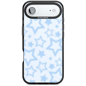 Blue Halftone Stars