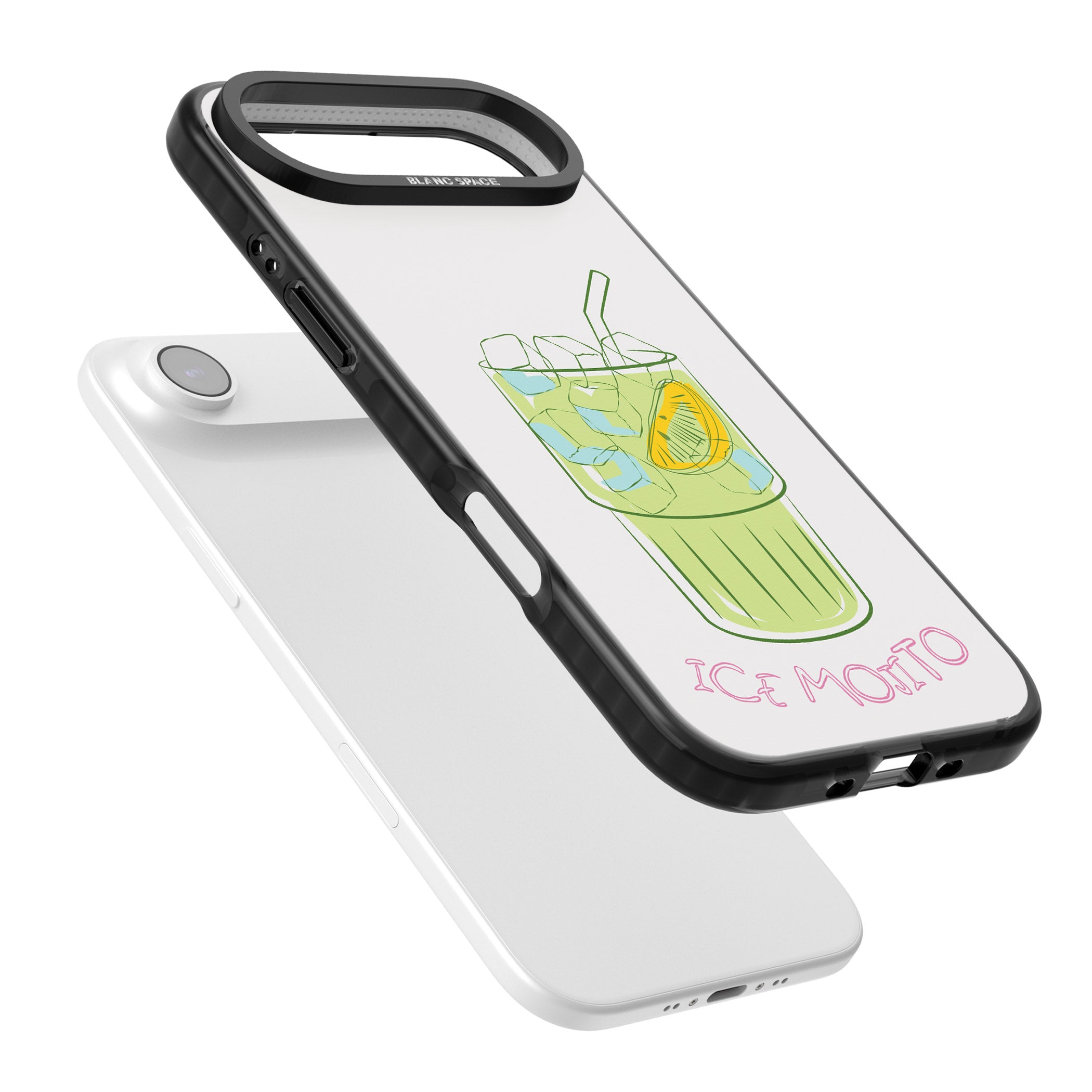Ice Mojito iPhone 17 Air Impact Black Phone Case Colours