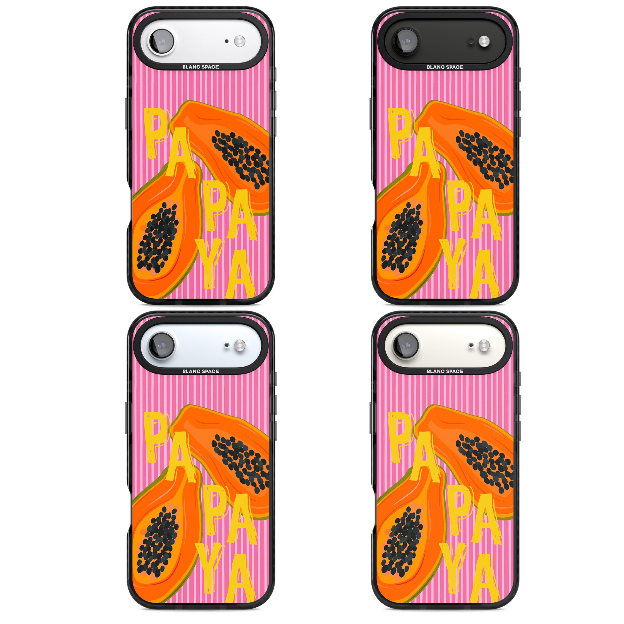 Papaya iPhone 17 Air Impact Black Phone Case APT Impact Protection