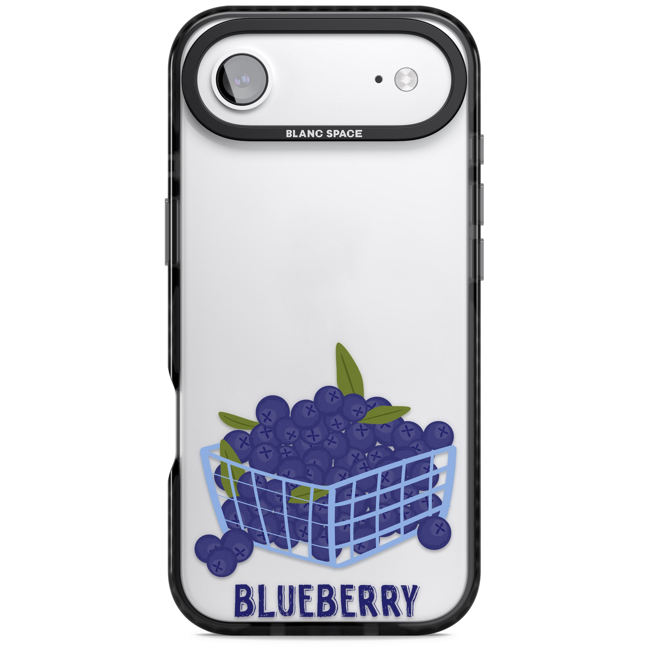 Blueberry Basket iPhone 17 Air Impact Black Phone Case