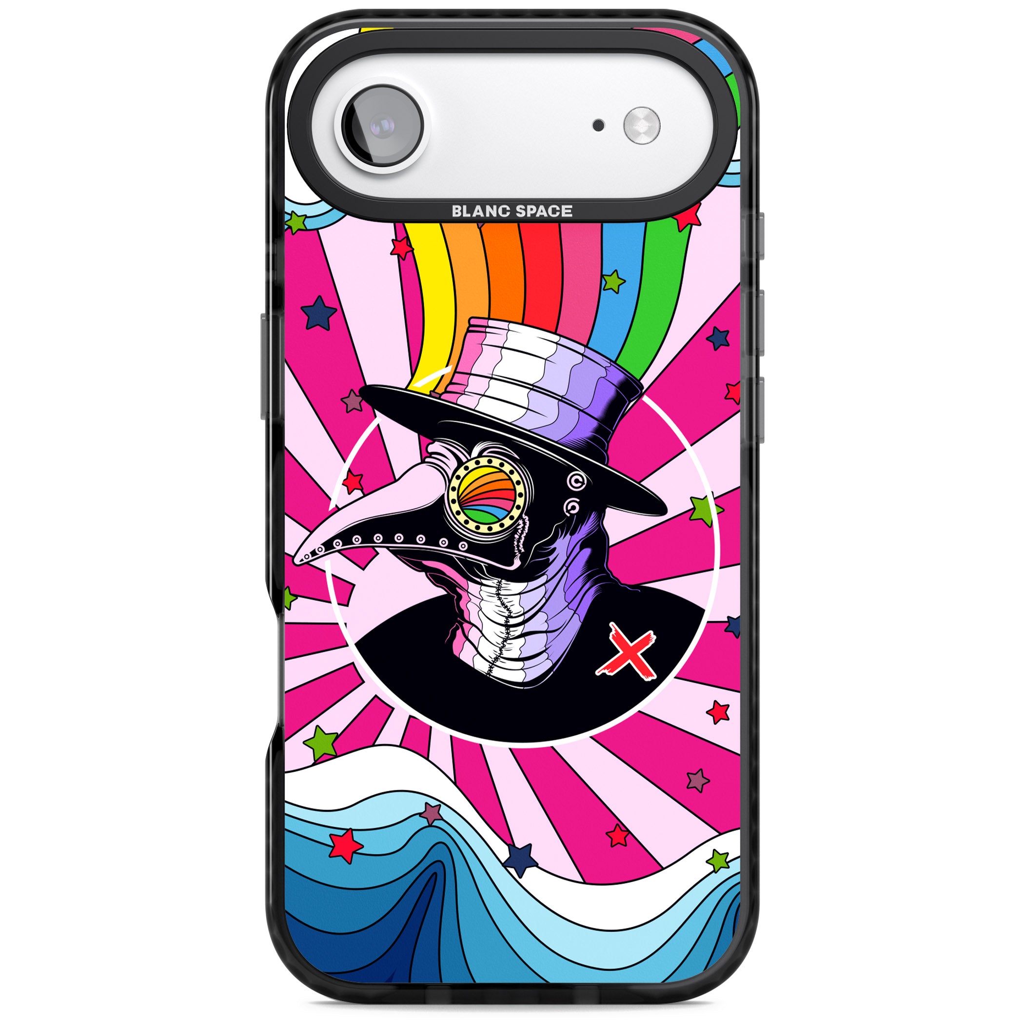 Plague Doctor Passion iPhone 17 Air Impact Black Phone Case
