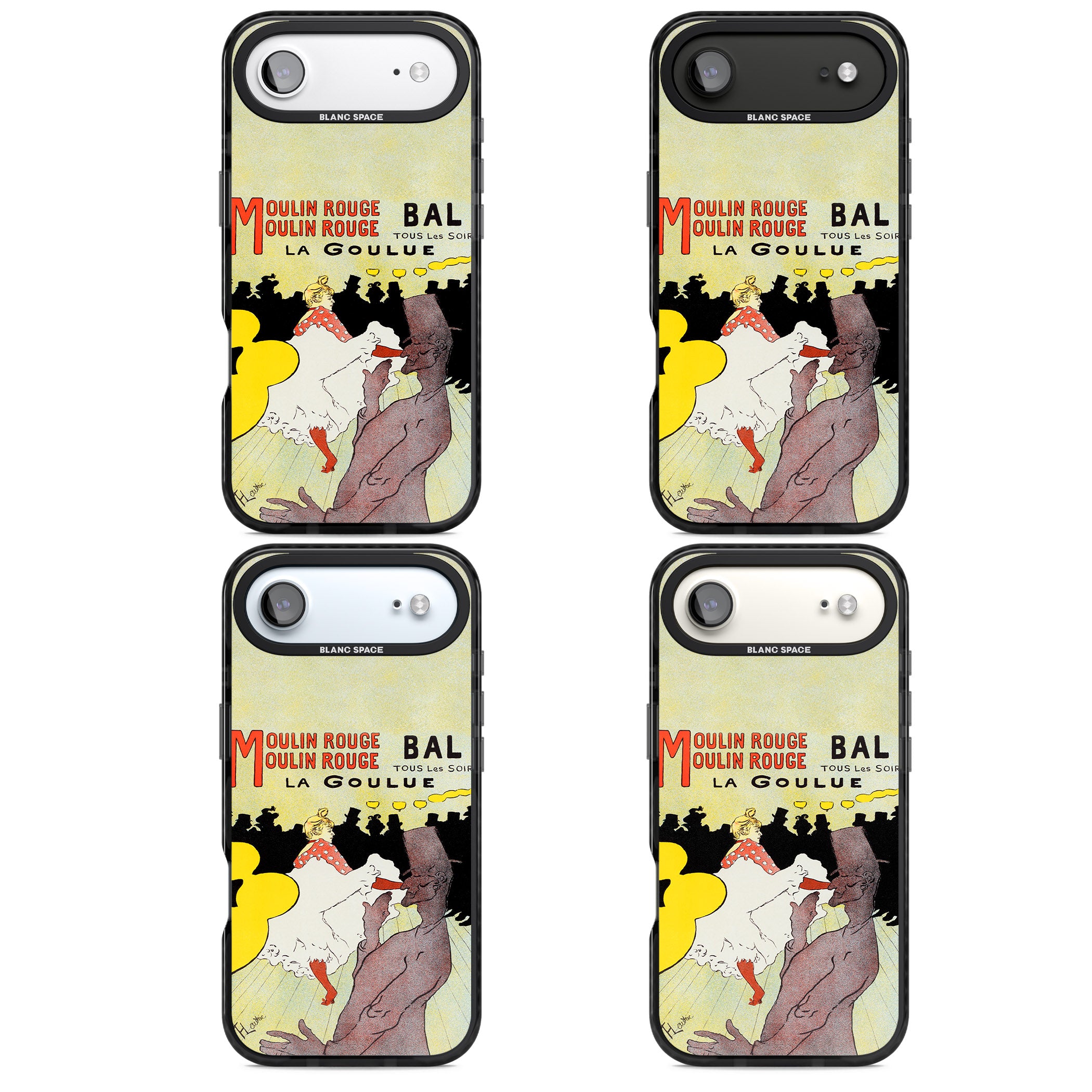 Moulin Rouge Poster iPhone 17 Air Impact Black Phone Case APT Impact Protection