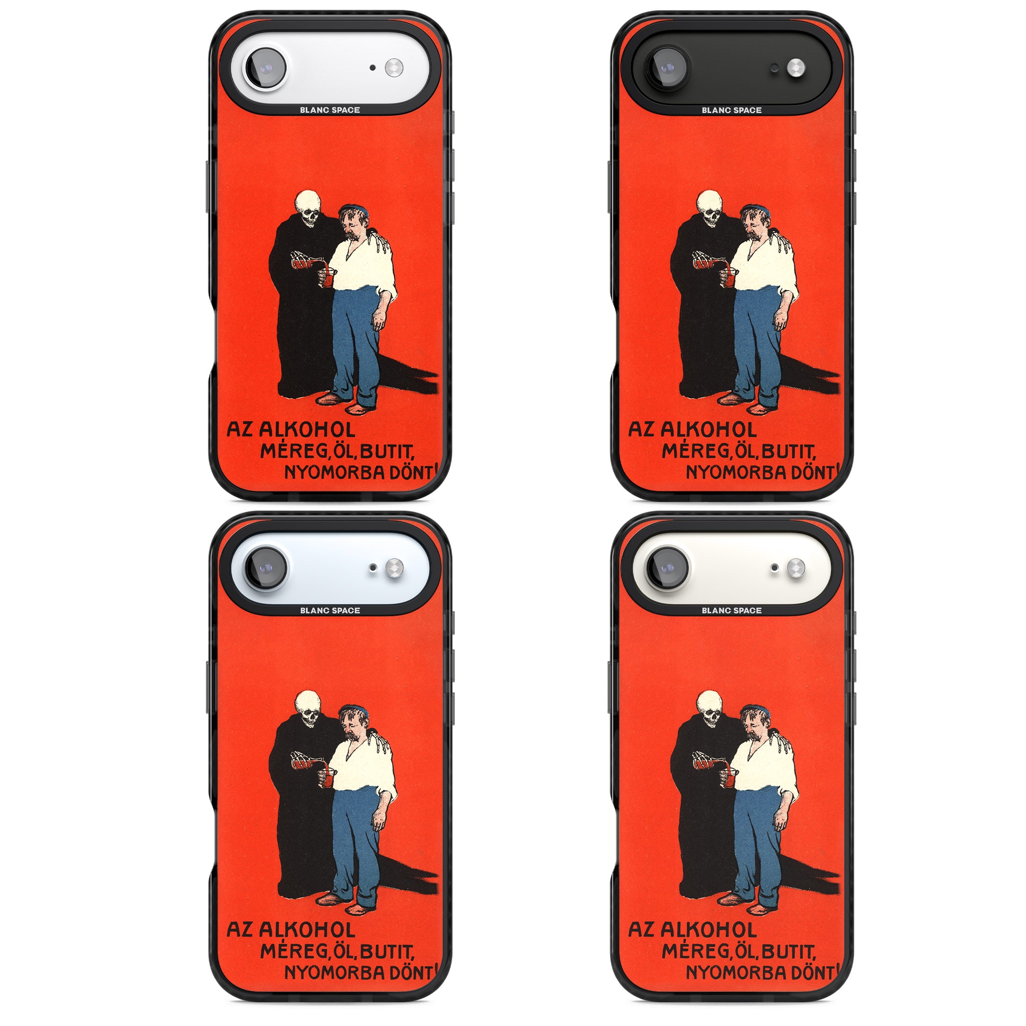 Az Alkohol Poster iPhone 17 Air Impact Black Phone Case APT Impact Protection