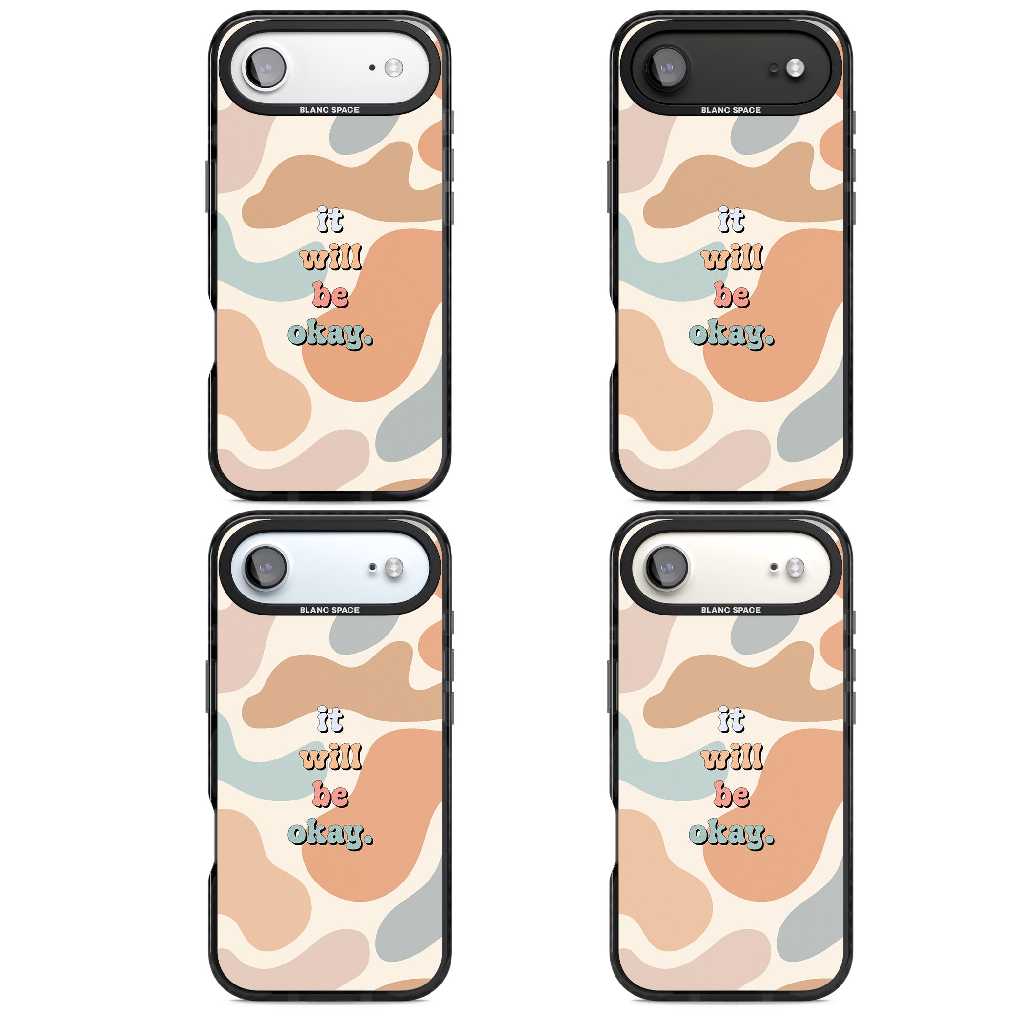It Will Be Okay iPhone 17 Air Impact Black Phone Case APT Impact Protection