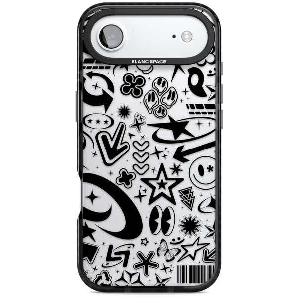Black Y2K Pattern