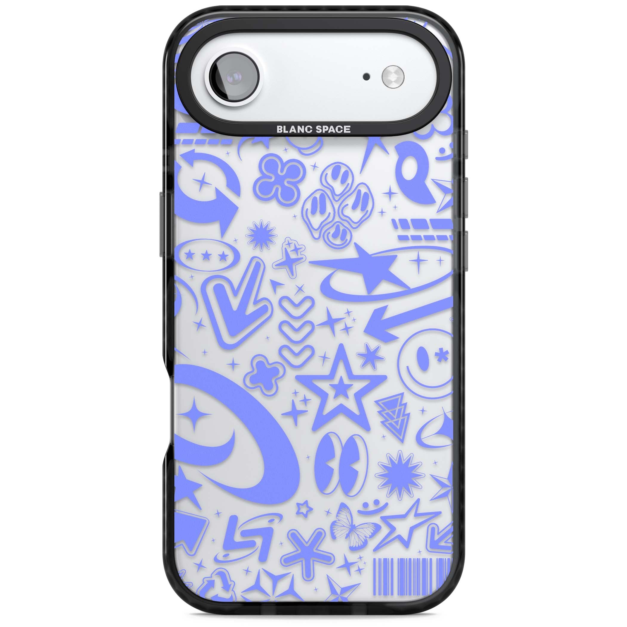 Baby Blue Y2K Pattern