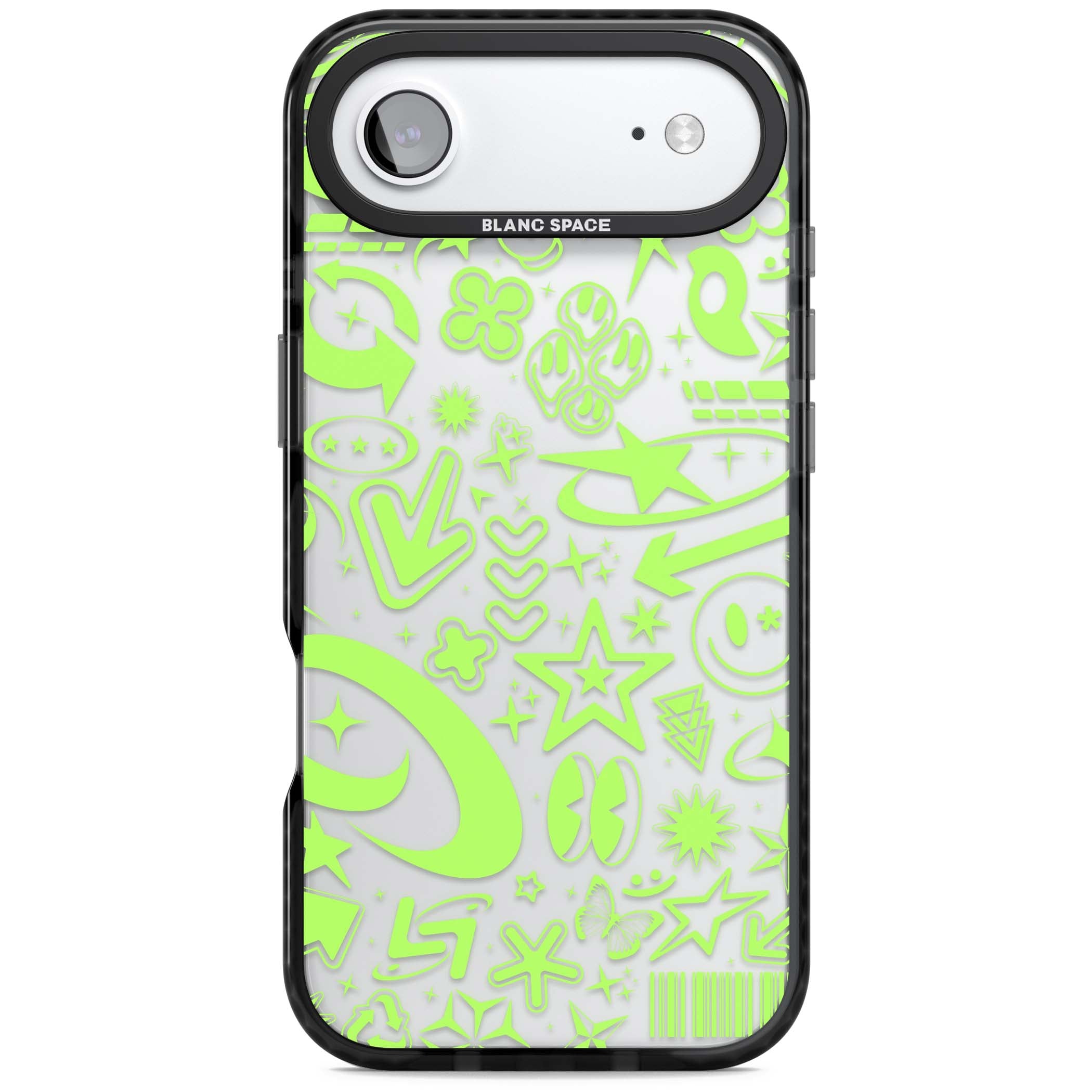 Neon Green Y2K Pattern