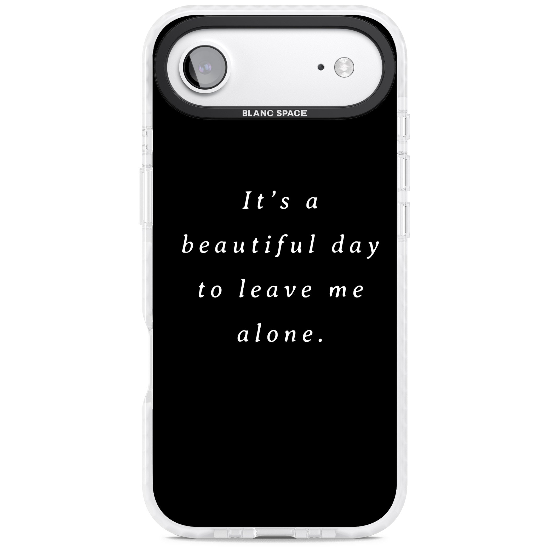 Beautiful Day Quote iPhone 17 Air Impact Clear Phone Case