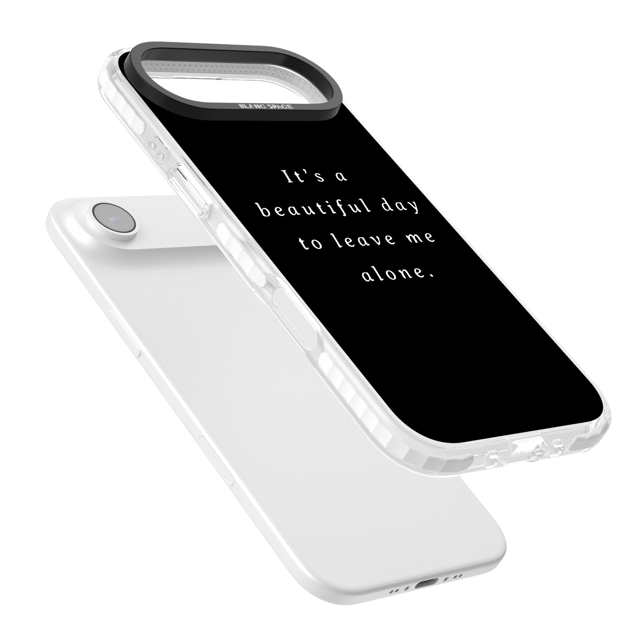 Beautiful Day Quote iPhone 17 Air Impact Clear Phone Case Colours