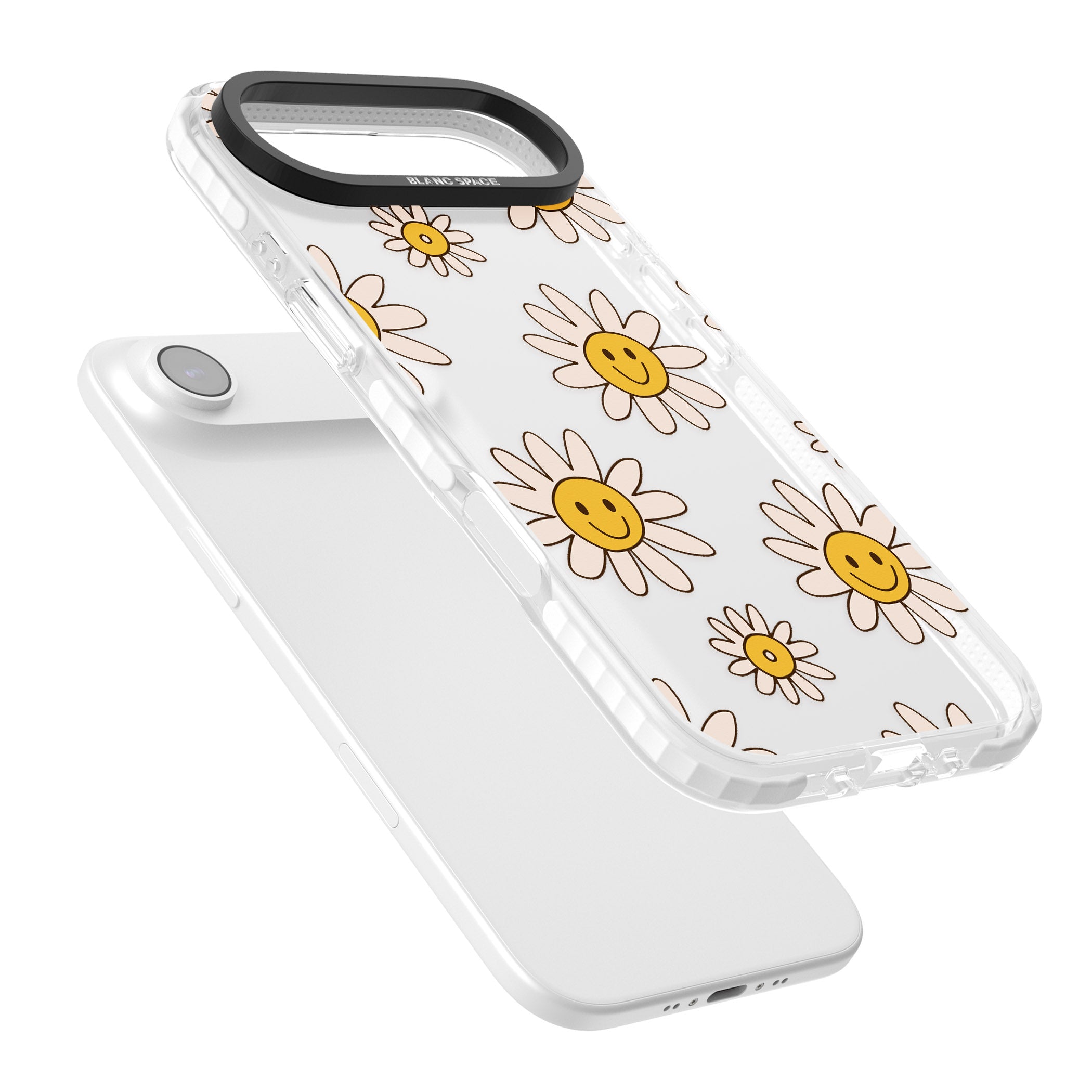 Daisy Faces iPhone 17 Air Impact Clear Phone Case Colours