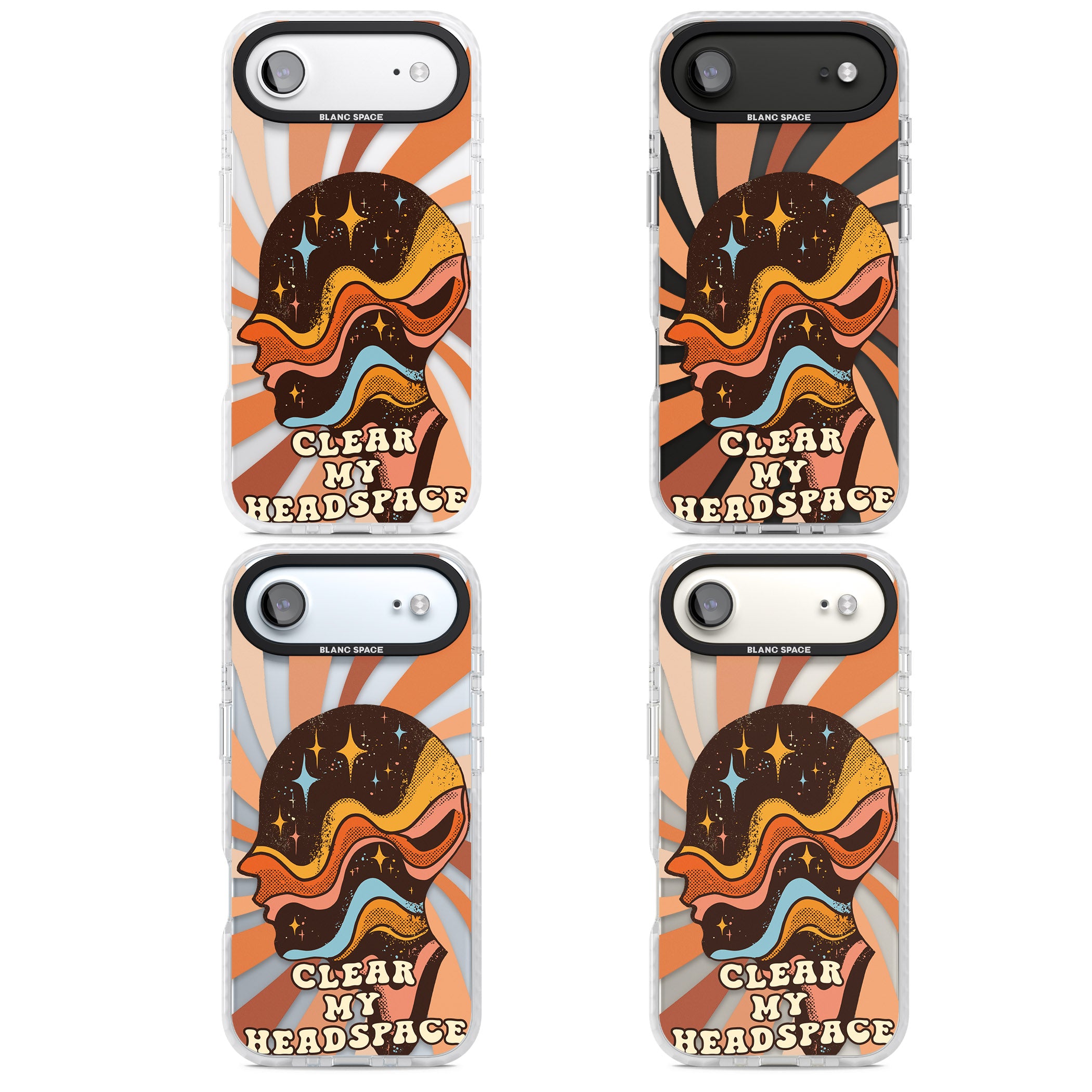 Clear My Headspace iPhone 17 Air Impact Clear Phone Case APT Impact Protection