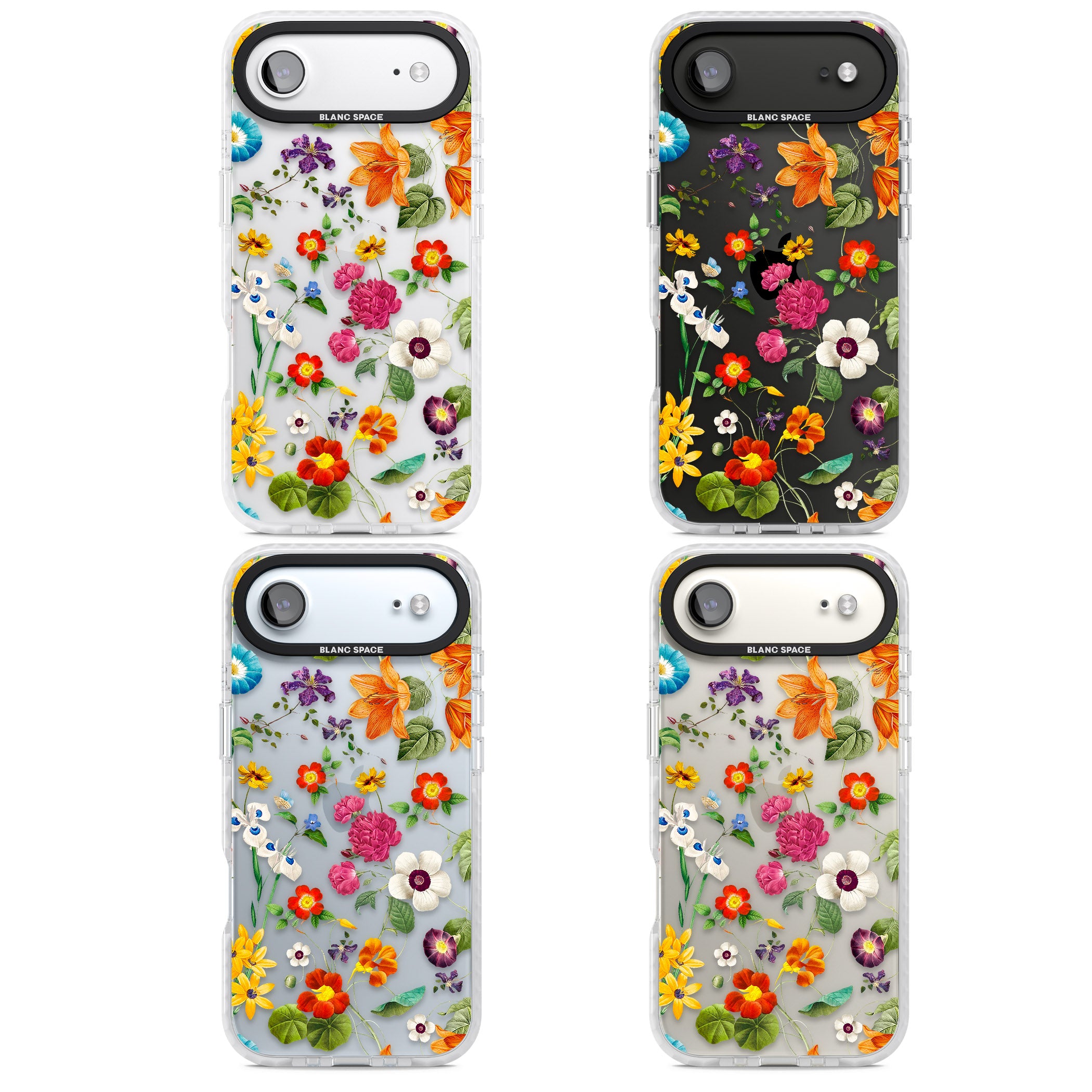 Whimsical Wildflowers iPhone 17 Air Impact Clear Phone Case APT Impact Protection