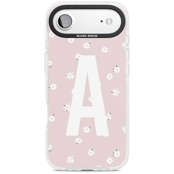 Personalised Pink Daisy Initial