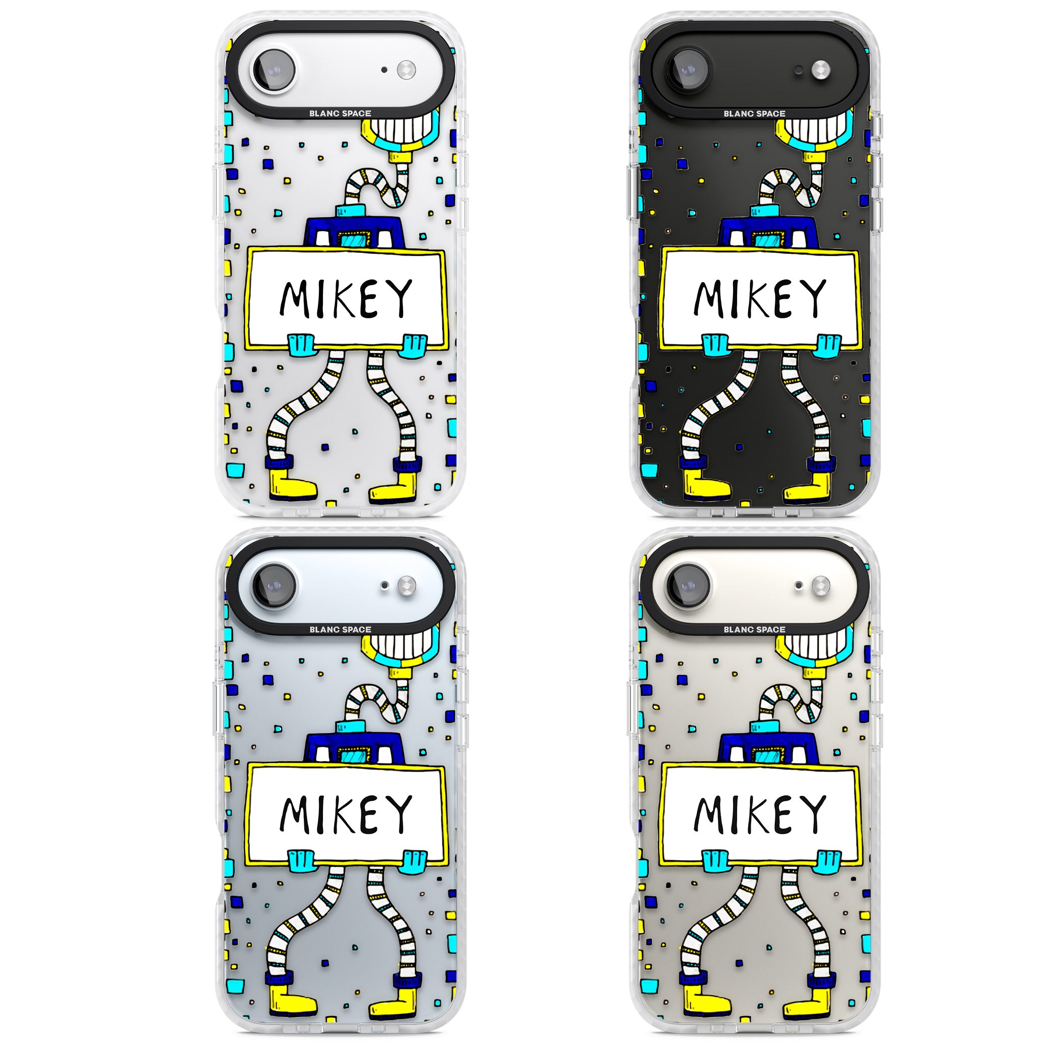 Personalised Tubes Guy iPhone 17 Air Impact Clear Phone Case APT Impact Protection