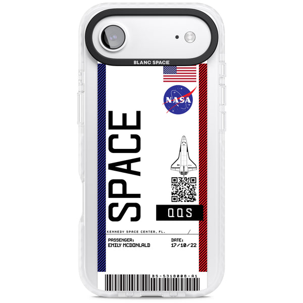 Personalised Nasa Boarding Pass (Light)