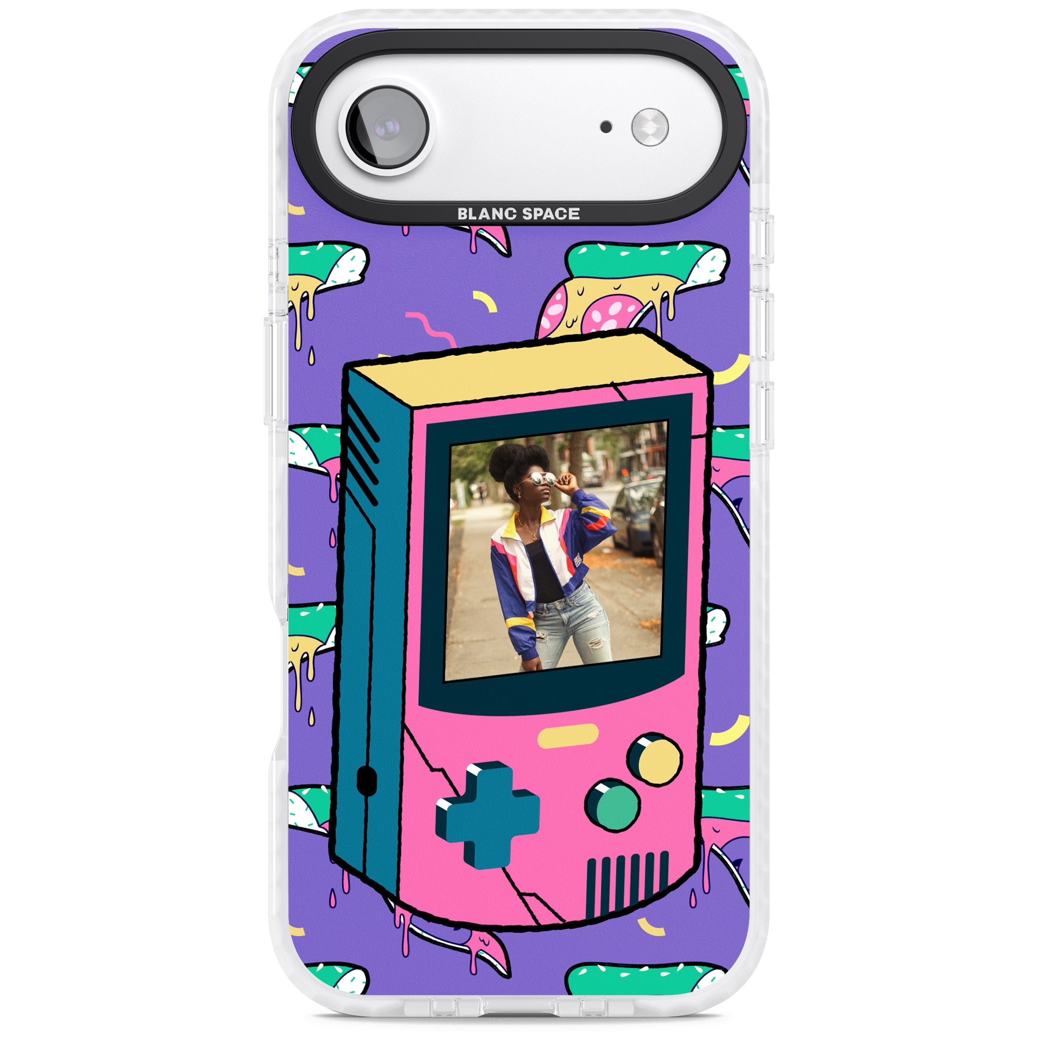 Personalised Retro Game Photo Case iPhone 17 Air Impact Clear Phone Case