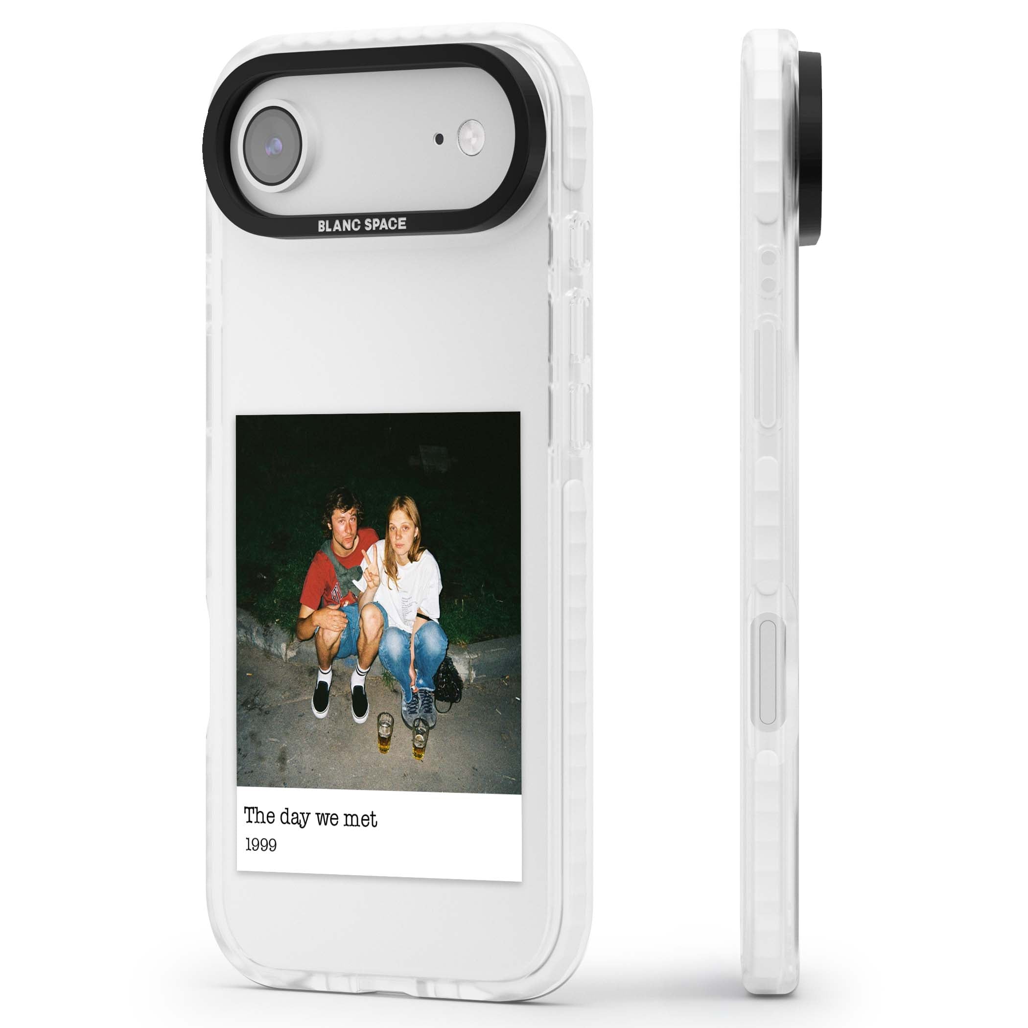 Photo Memory minimal iPhone case | Black Impact case for iPhone Air