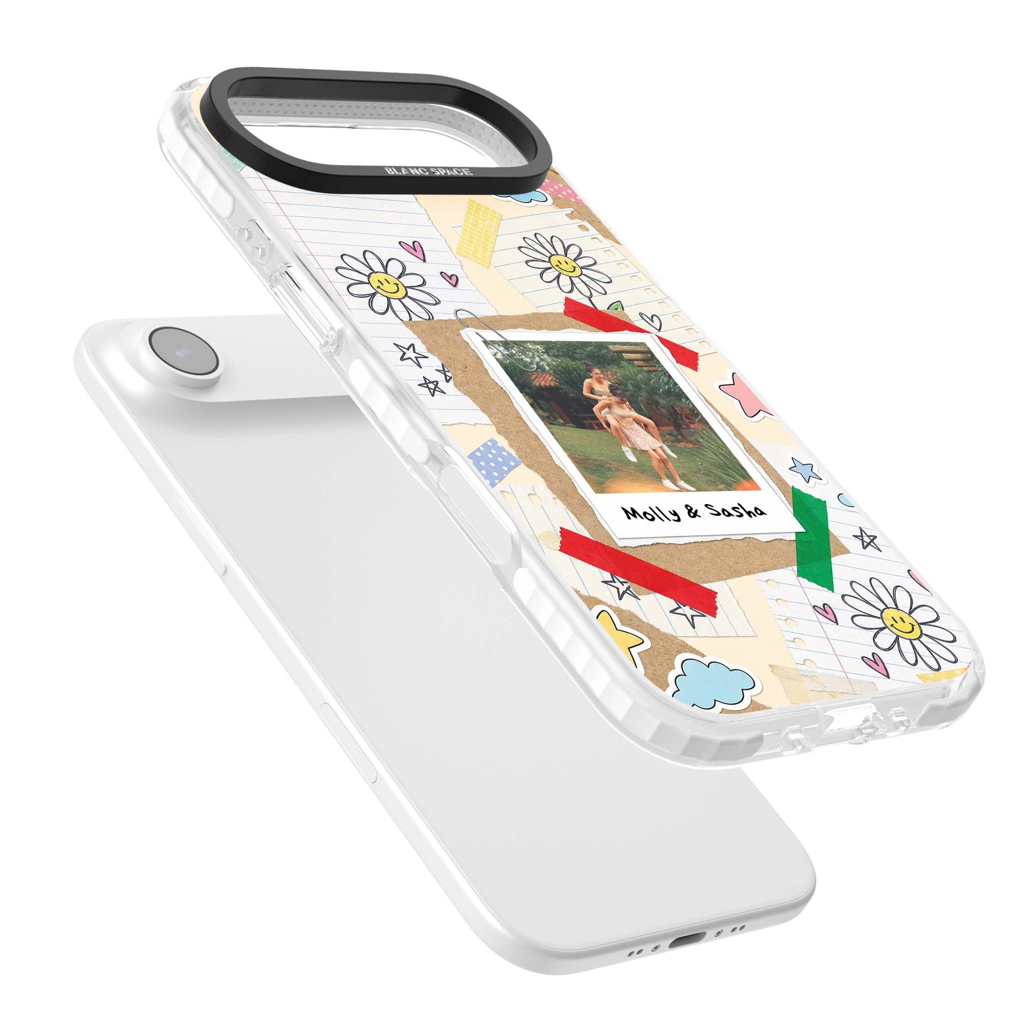 Scrapbook Photo coquette iPhone case | Black Impact case for iPhone Air