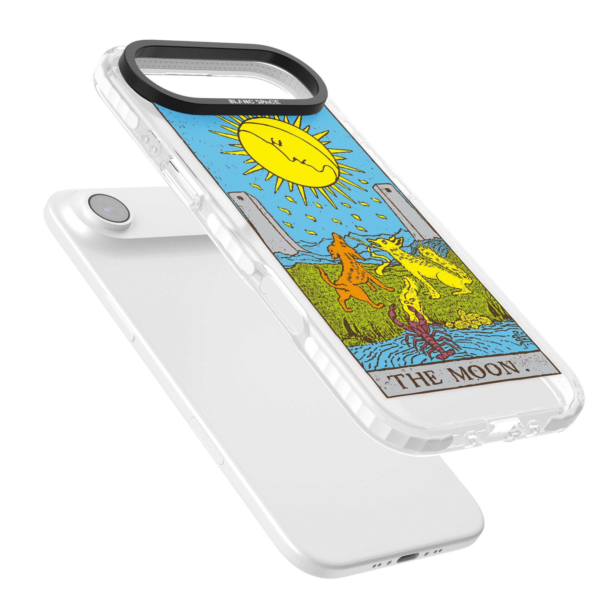 Personalised The Moon Tarot Card (Color) iPhone 17 Air Impact Clear Phone Case Colours