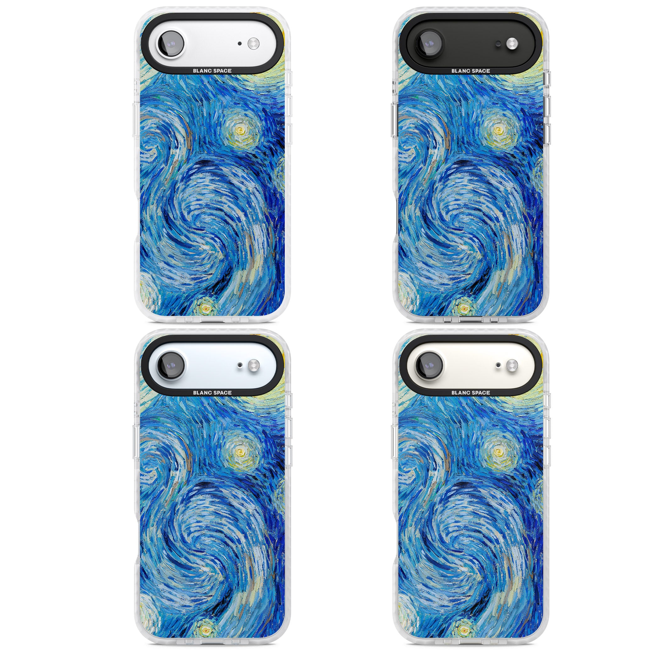 The Starry Night By Vincent Van Gogh iPhone 17 Air Impact Clear Phone Case APT Impact Protection