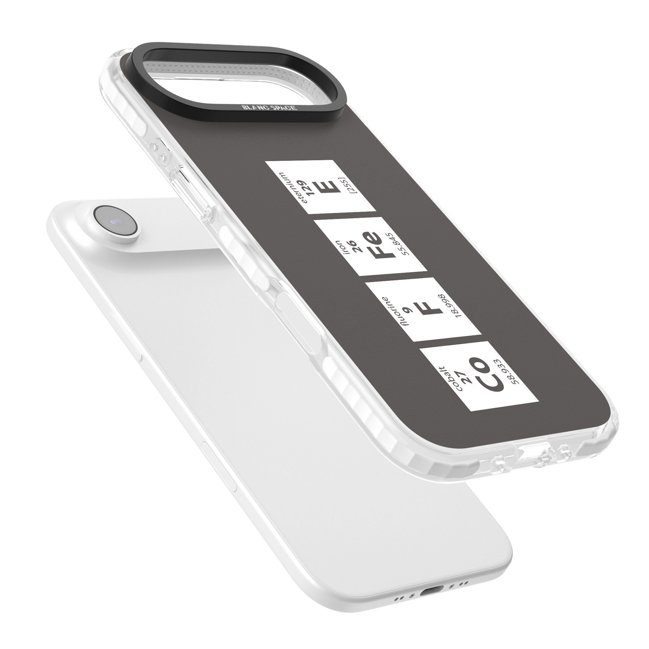 Coffee Element (Grey) iPhone 17 Air Impact Clear Phone Case Colours