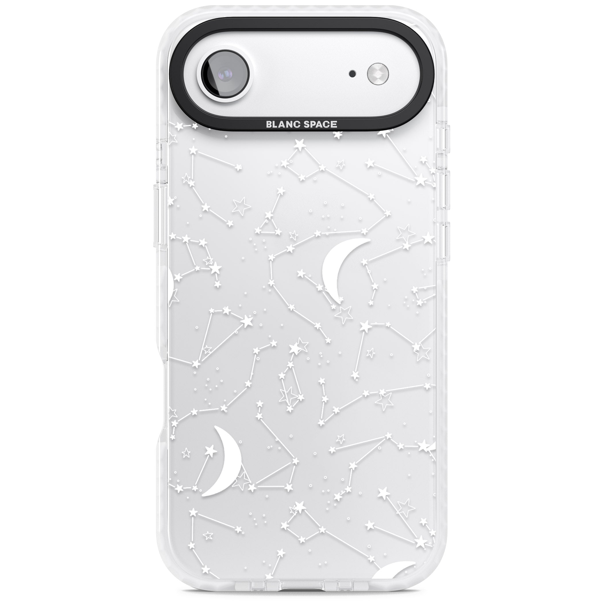 White Constellations iPhone 17 Air Impact Clear Phone Case
