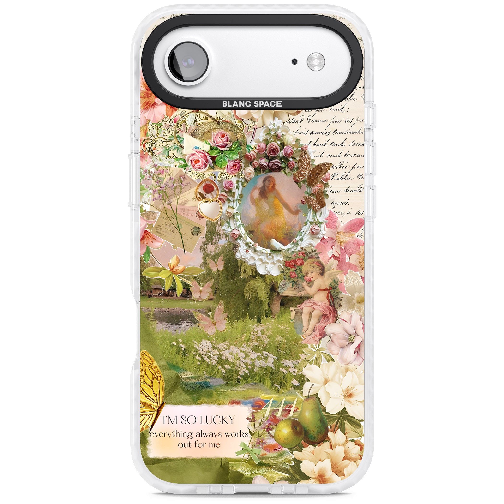 Nature in Pink iPhone 17 Air Impact Clear Phone Case