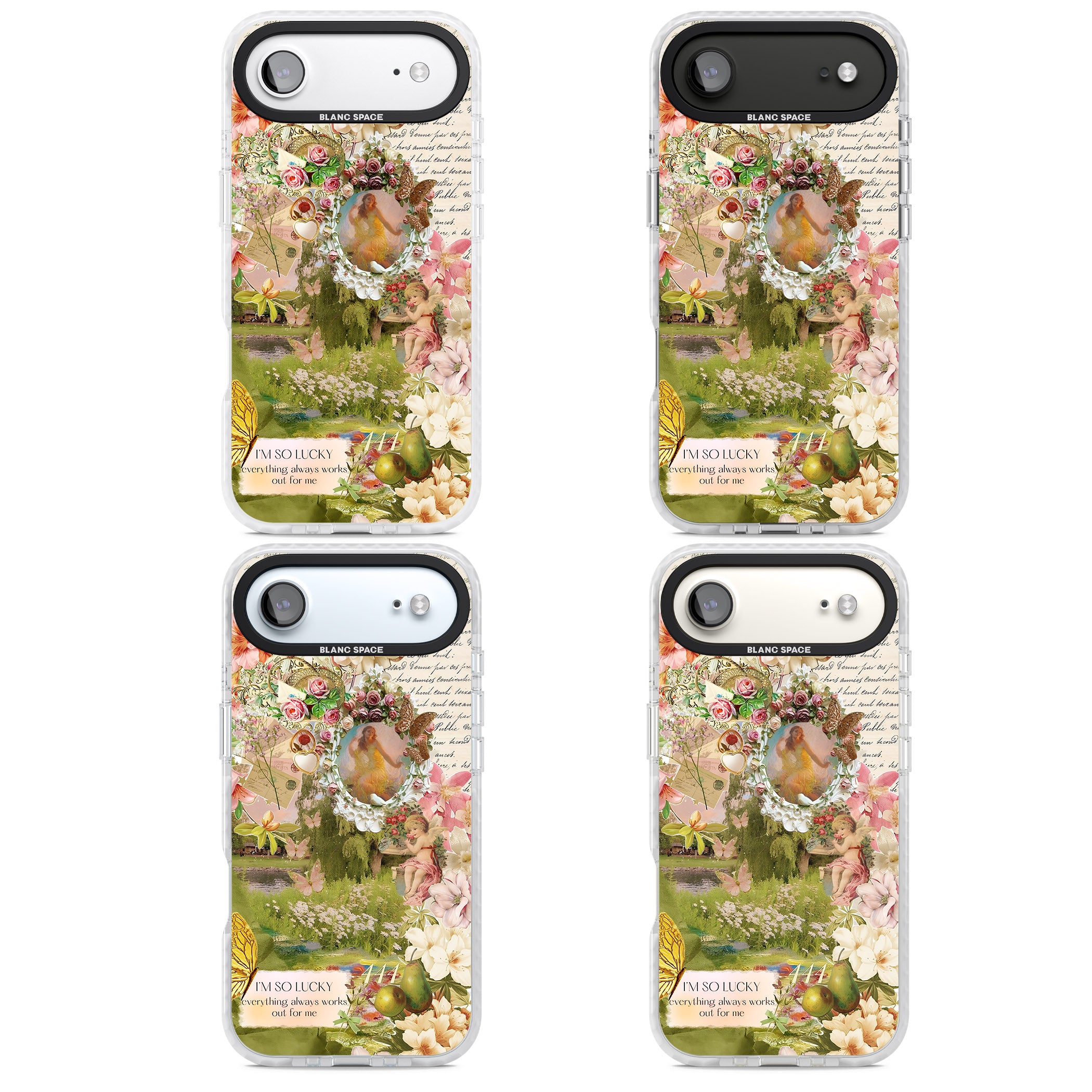 Nature in Pink iPhone 17 Air Impact Clear Phone Case APT Impact Protection