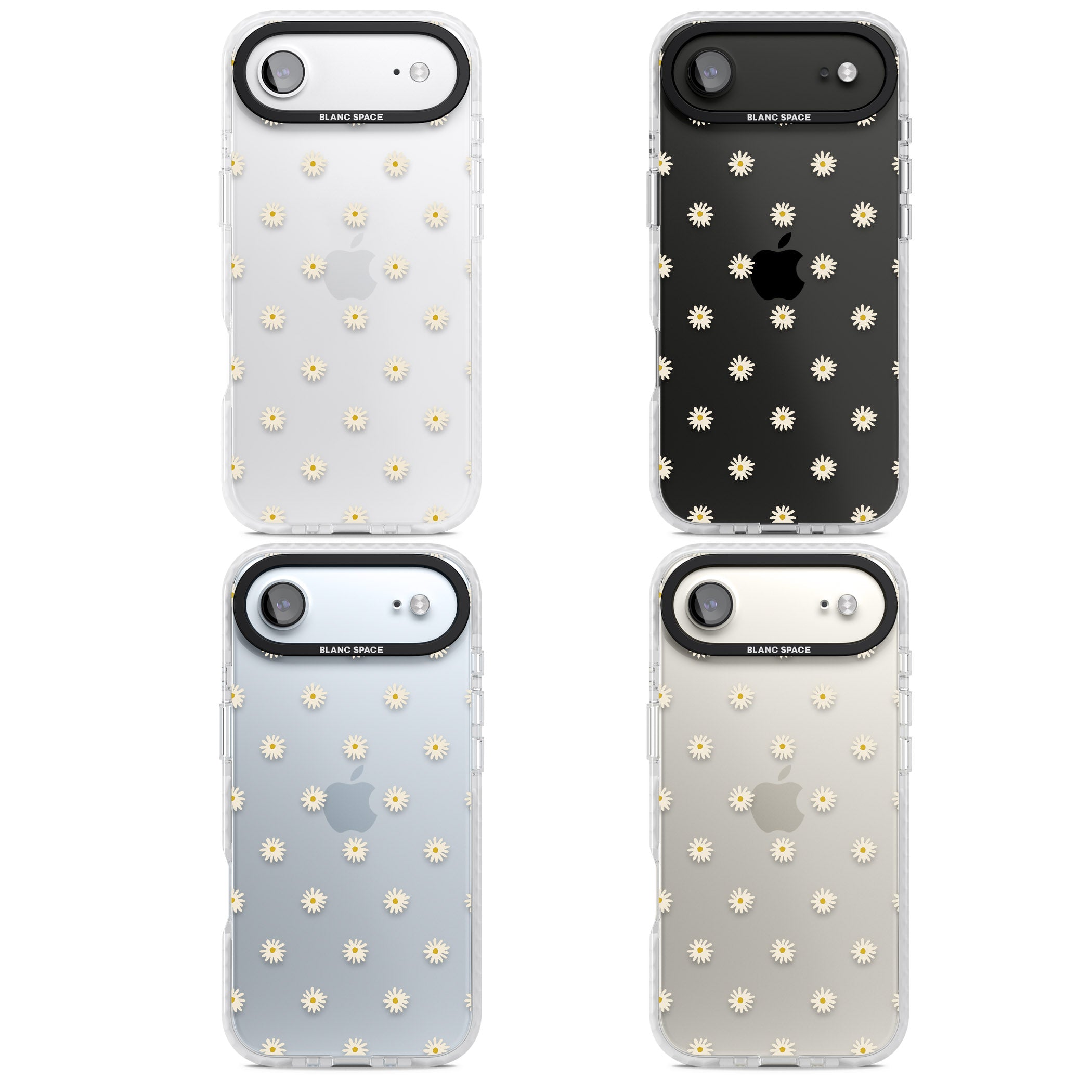 Daisy Pop Floral iPhone 17 Air Impact Clear Phone Case APT Impact Protection