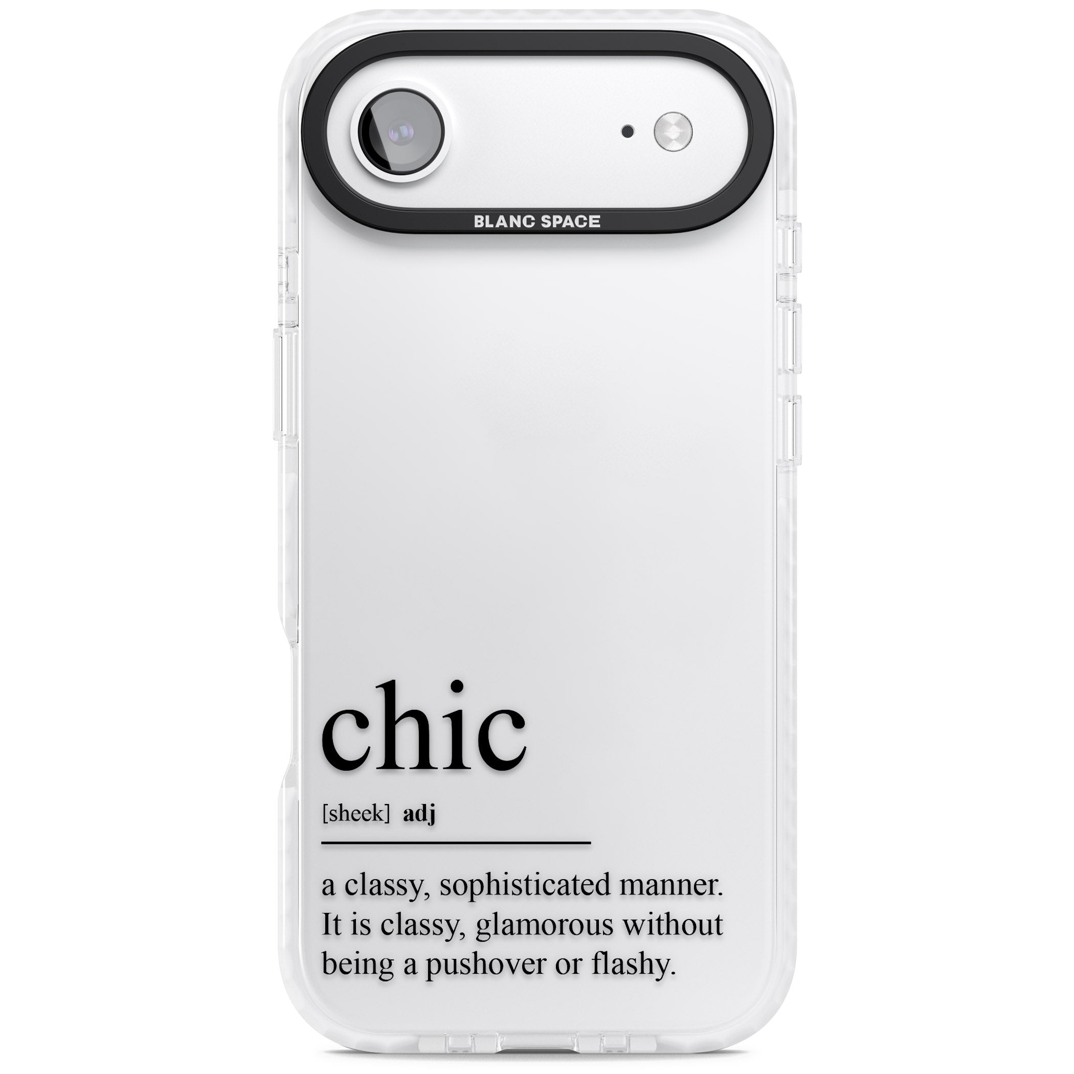 Chic iPhone 17 Air Impact Clear Phone Case