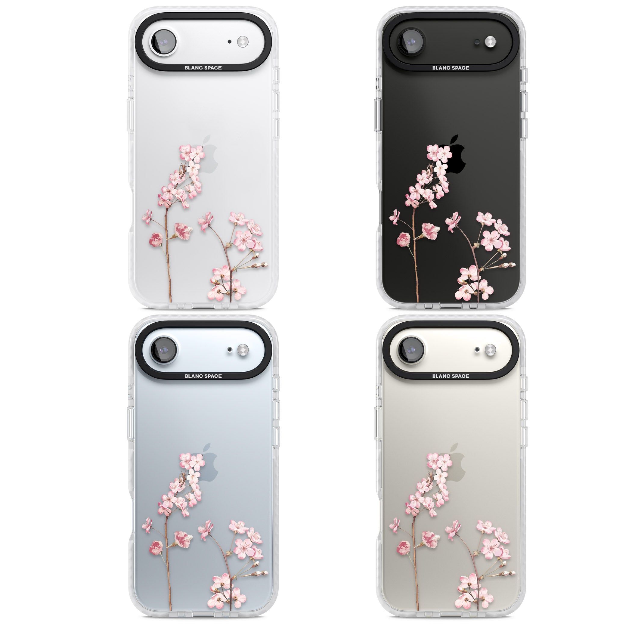 Blossom Flower iPhone 17 Air Impact Clear Phone Case APT Impact Protection
