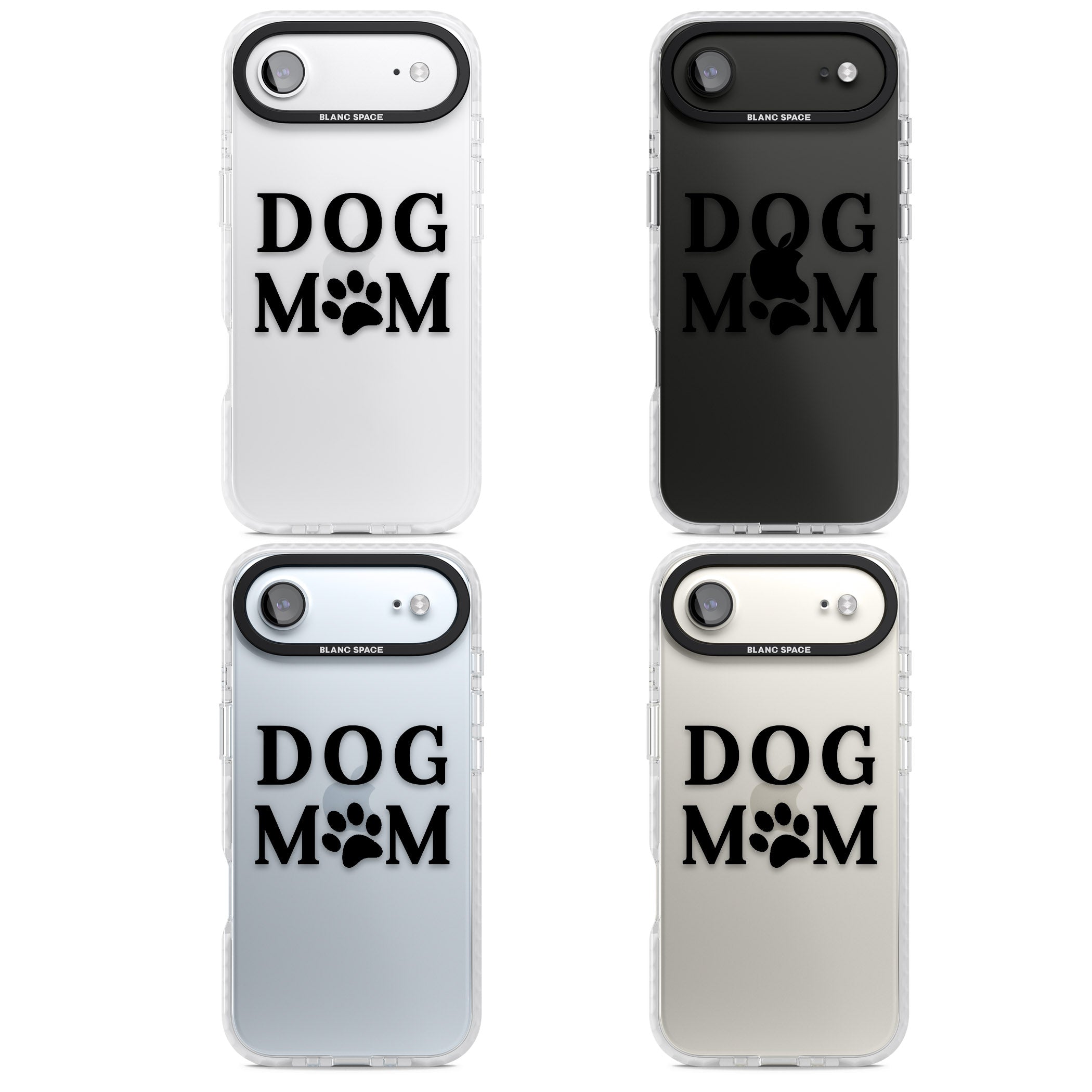 Dog Mom iPhone 17 Air Impact Clear Phone Case APT Impact Protection