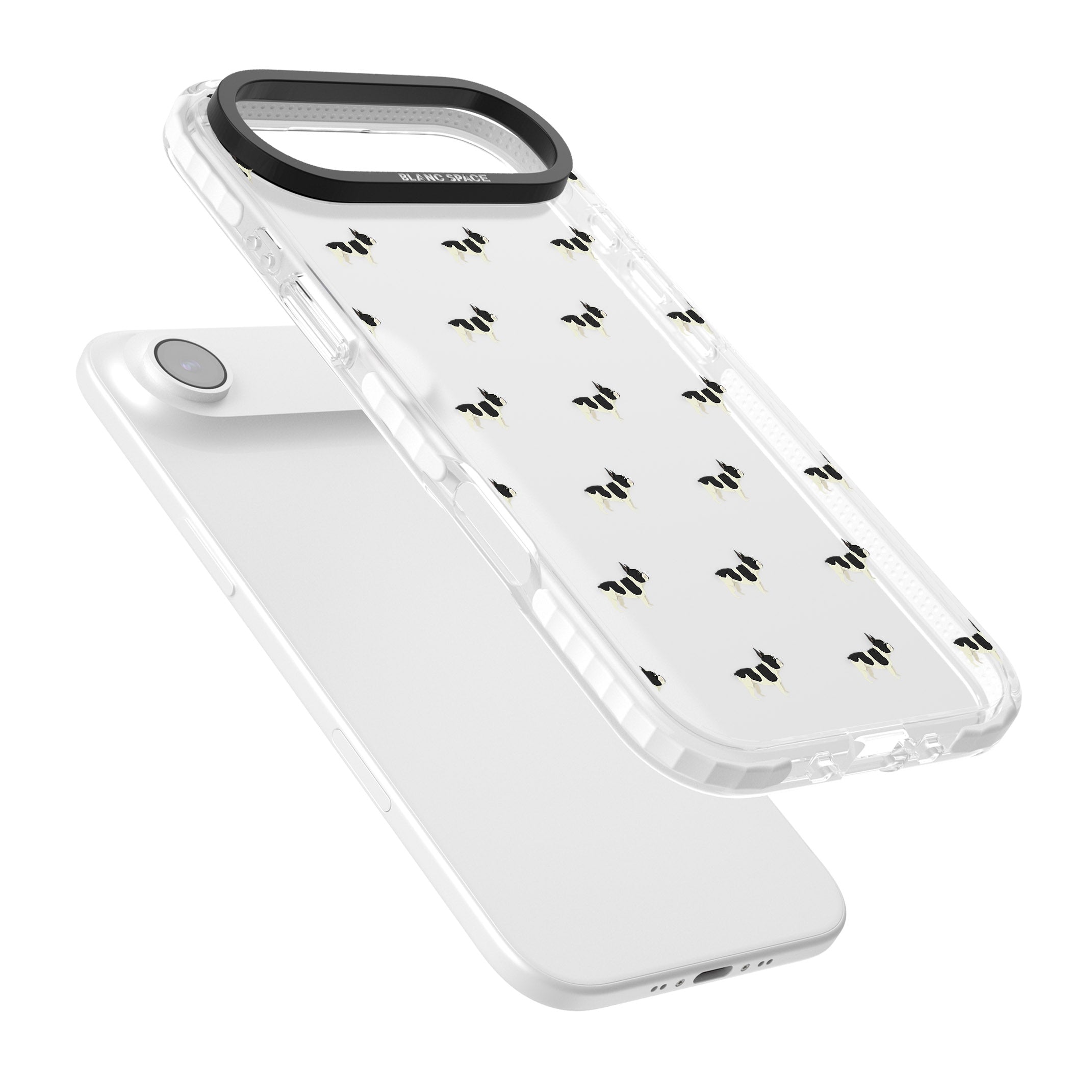 Frenchie Repeat Dog iPhone 17 Air Impact Clear Phone Case Colours