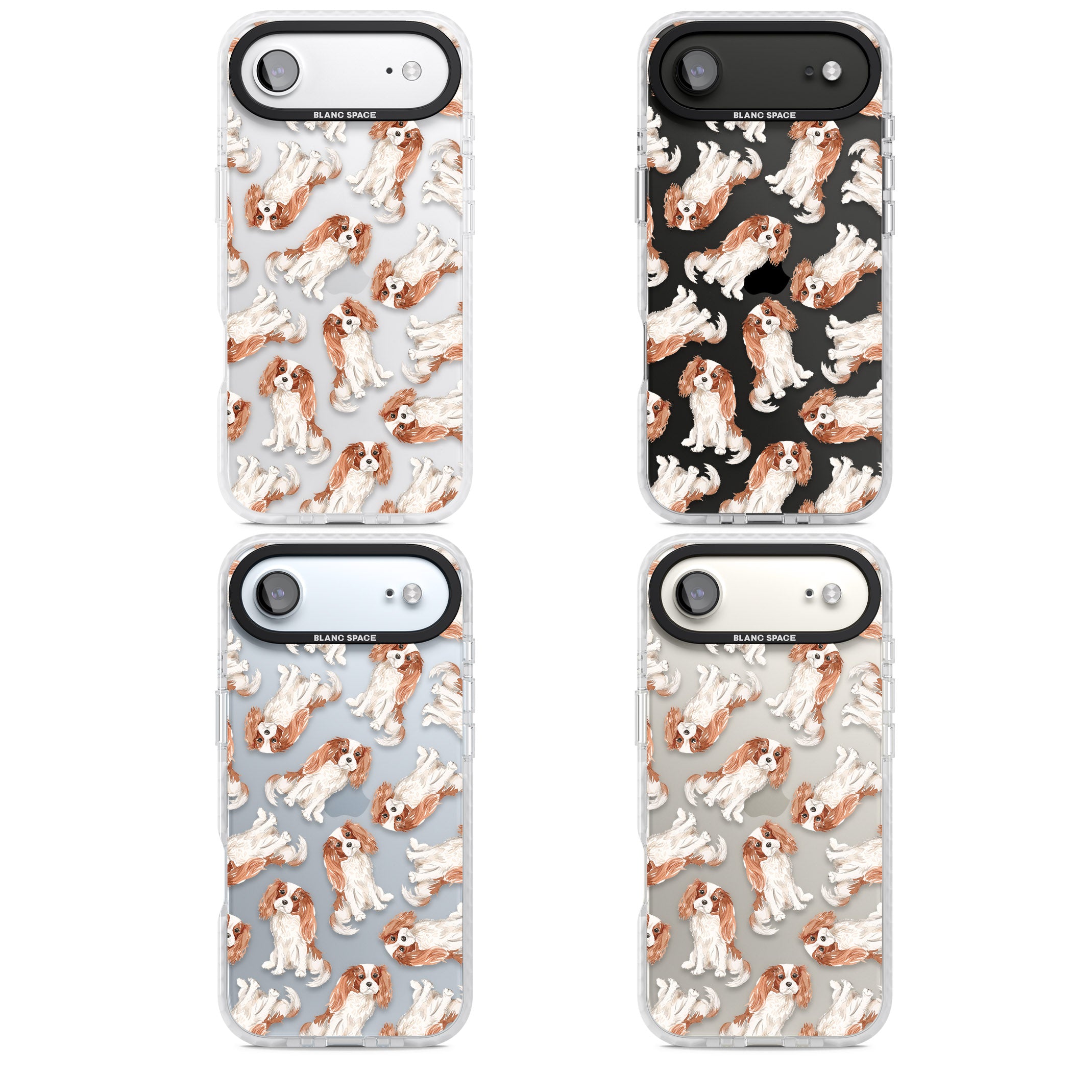 Cavalier King Charles Spaniel iPhone 17 Air Impact Clear Phone Case APT Impact Protection
