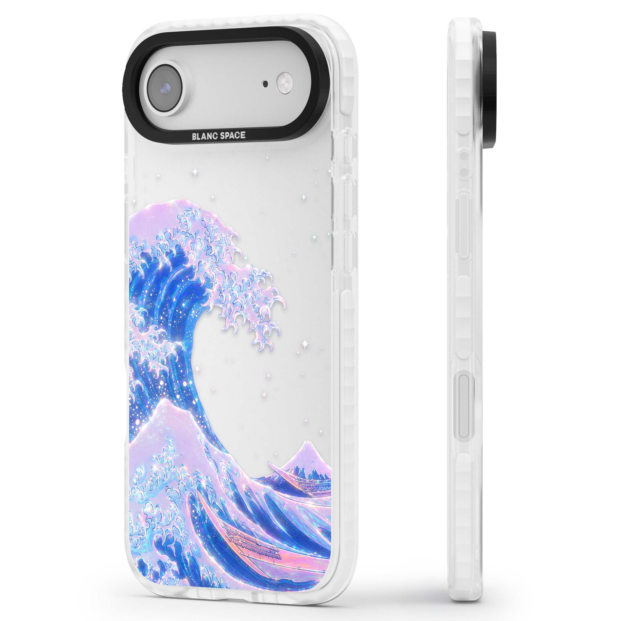 The Great Wave In Opal japanese iPhone case | Black Impact case for iPhone Air