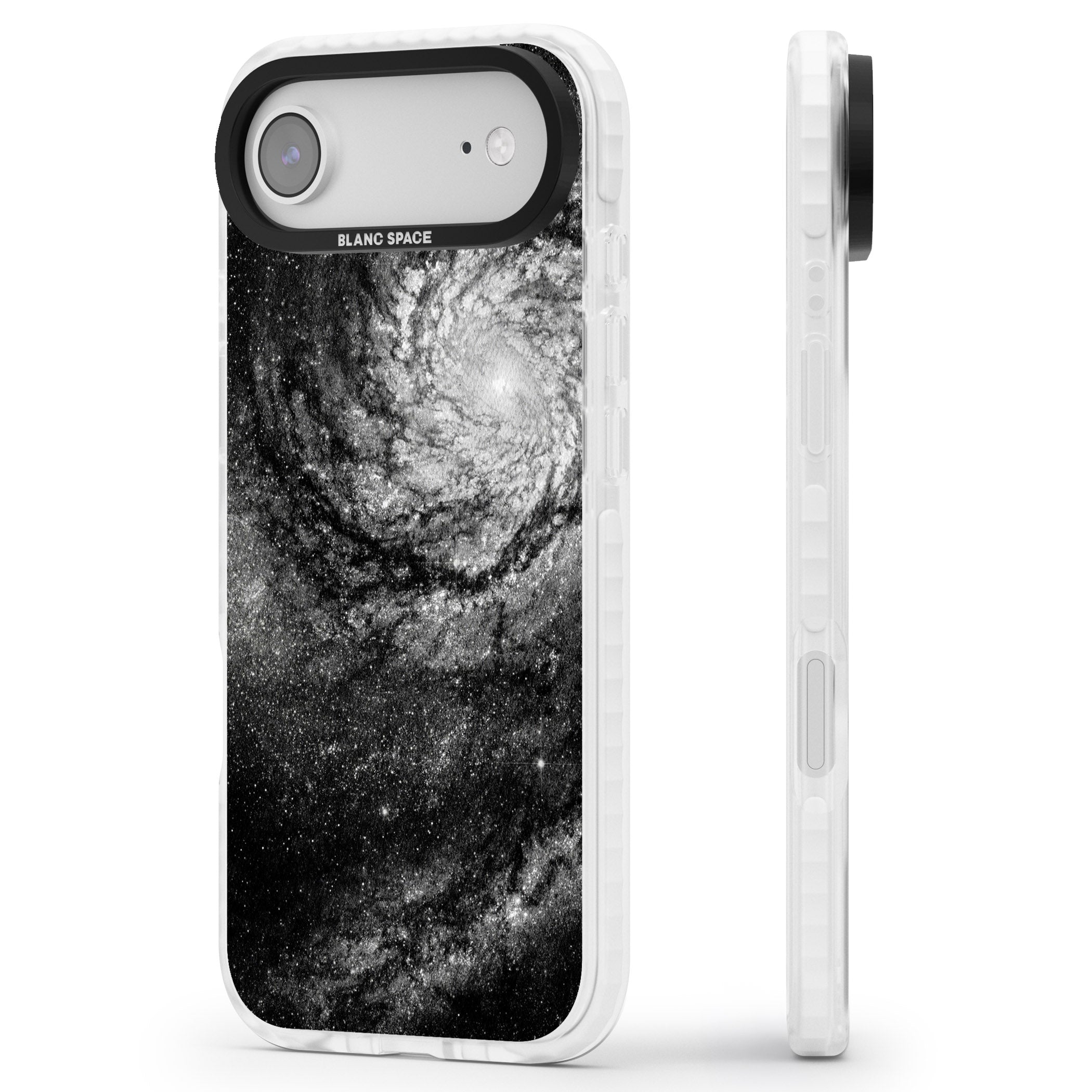 Night Sky Galaxies: Milky Way Galaxy iPhone 17 Air Impact Clear Phone Case Side Profile