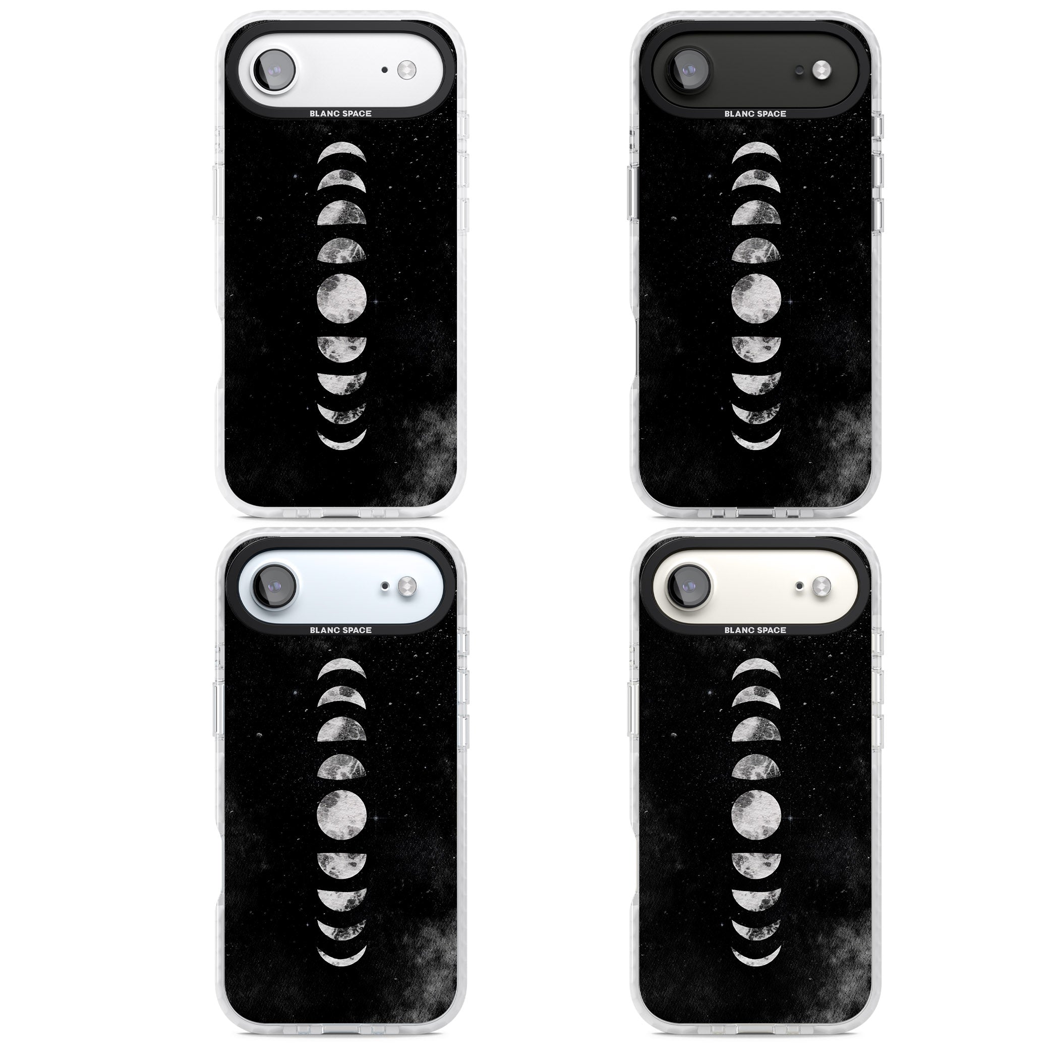 Lunar Phases iPhone 17 Air Impact Clear Phone Case APT Impact Protection