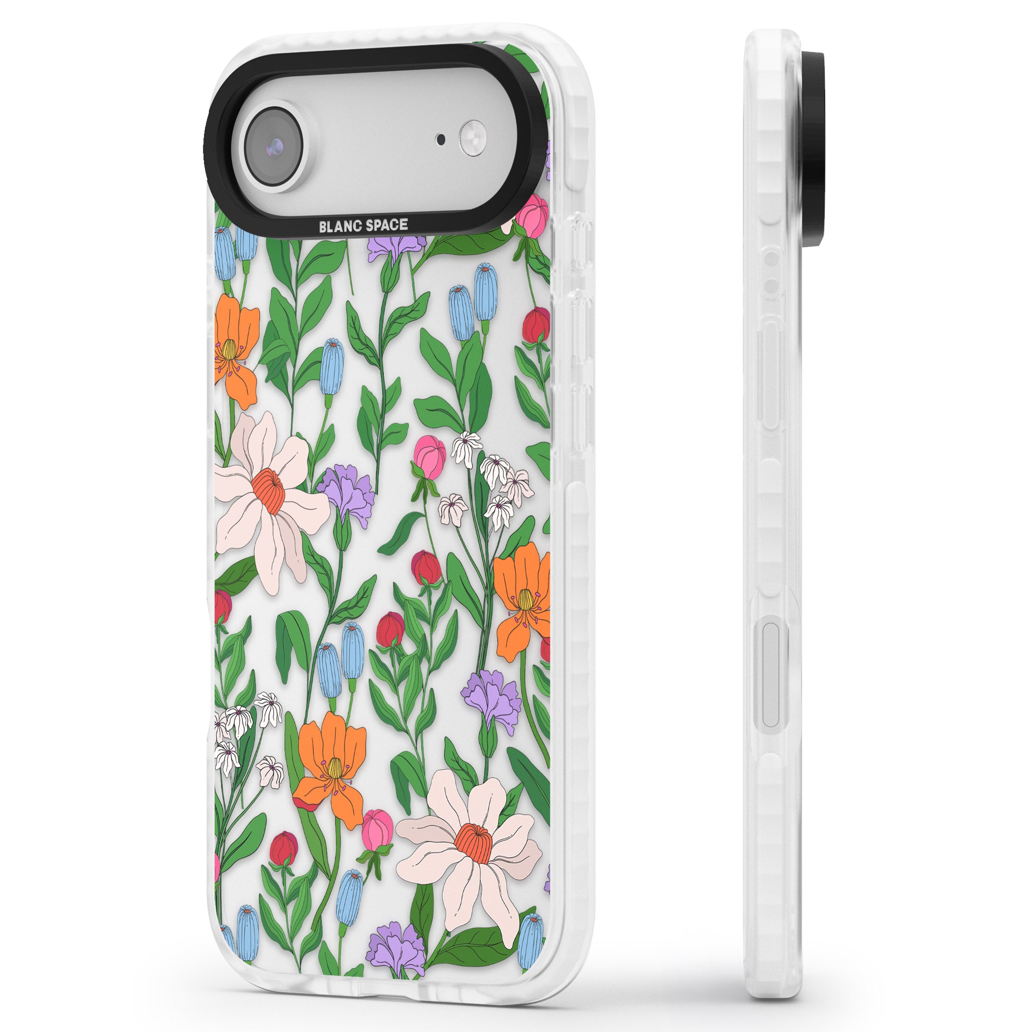Full Bloom iPhone 17 Air Impact Clear Phone Case Side Profile