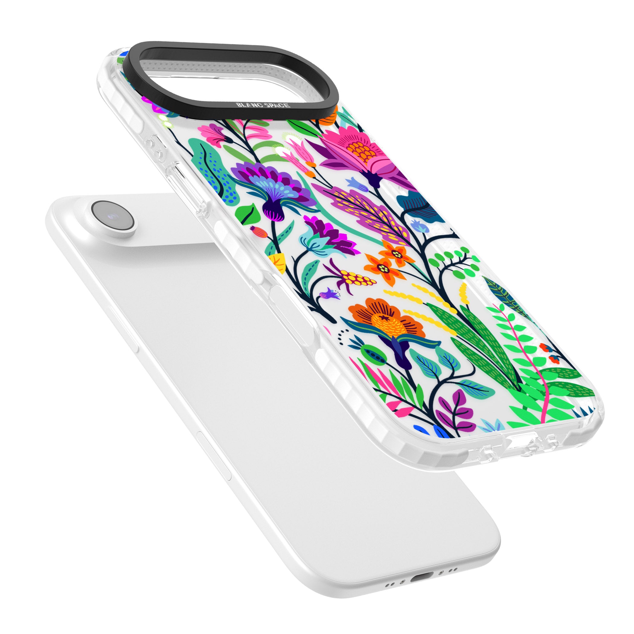 Floral Vibe iPhone 17 Air Impact Clear Phone Case Colours
