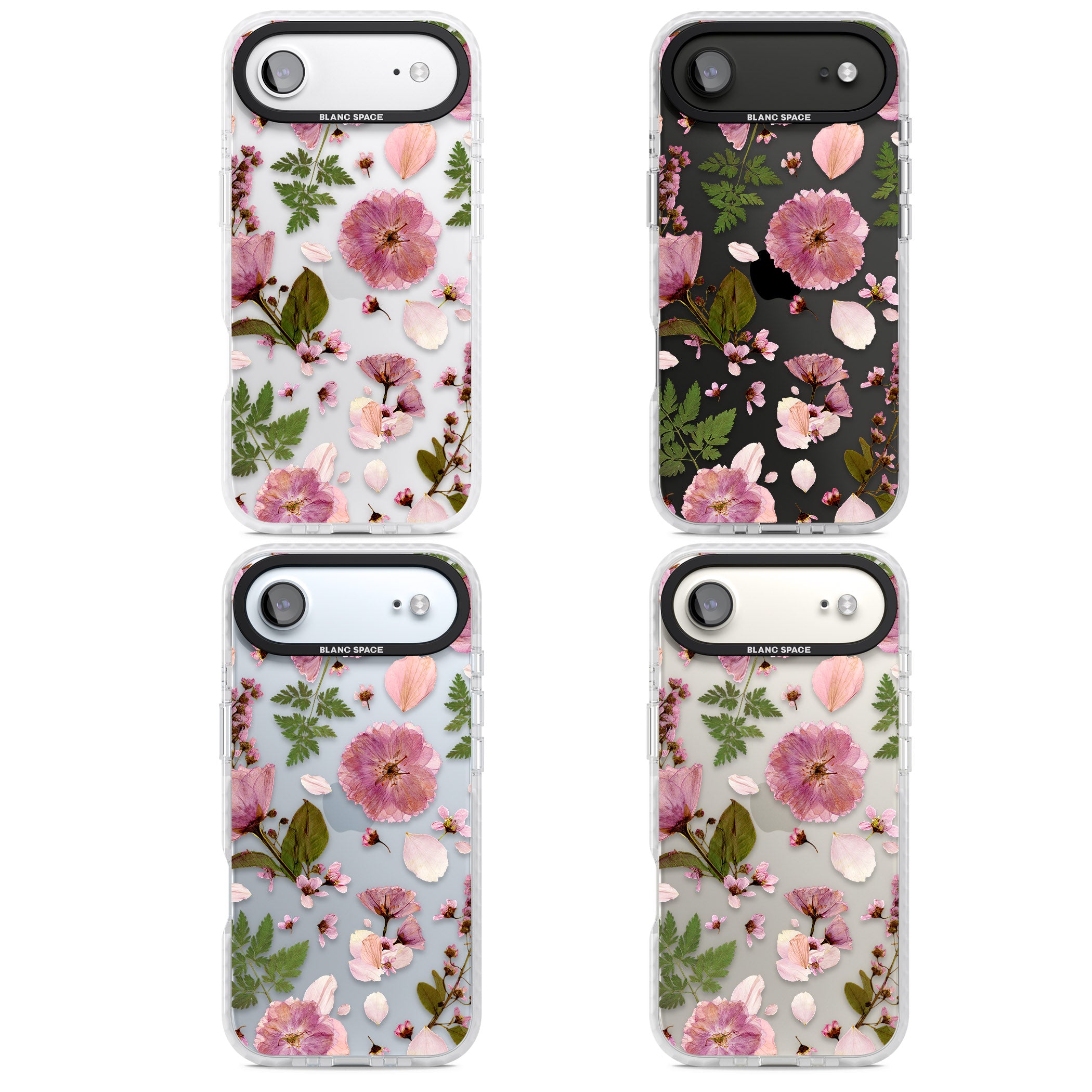 Blossom Bouquet iPhone 17 Air Impact Clear Phone Case APT Impact Protection
