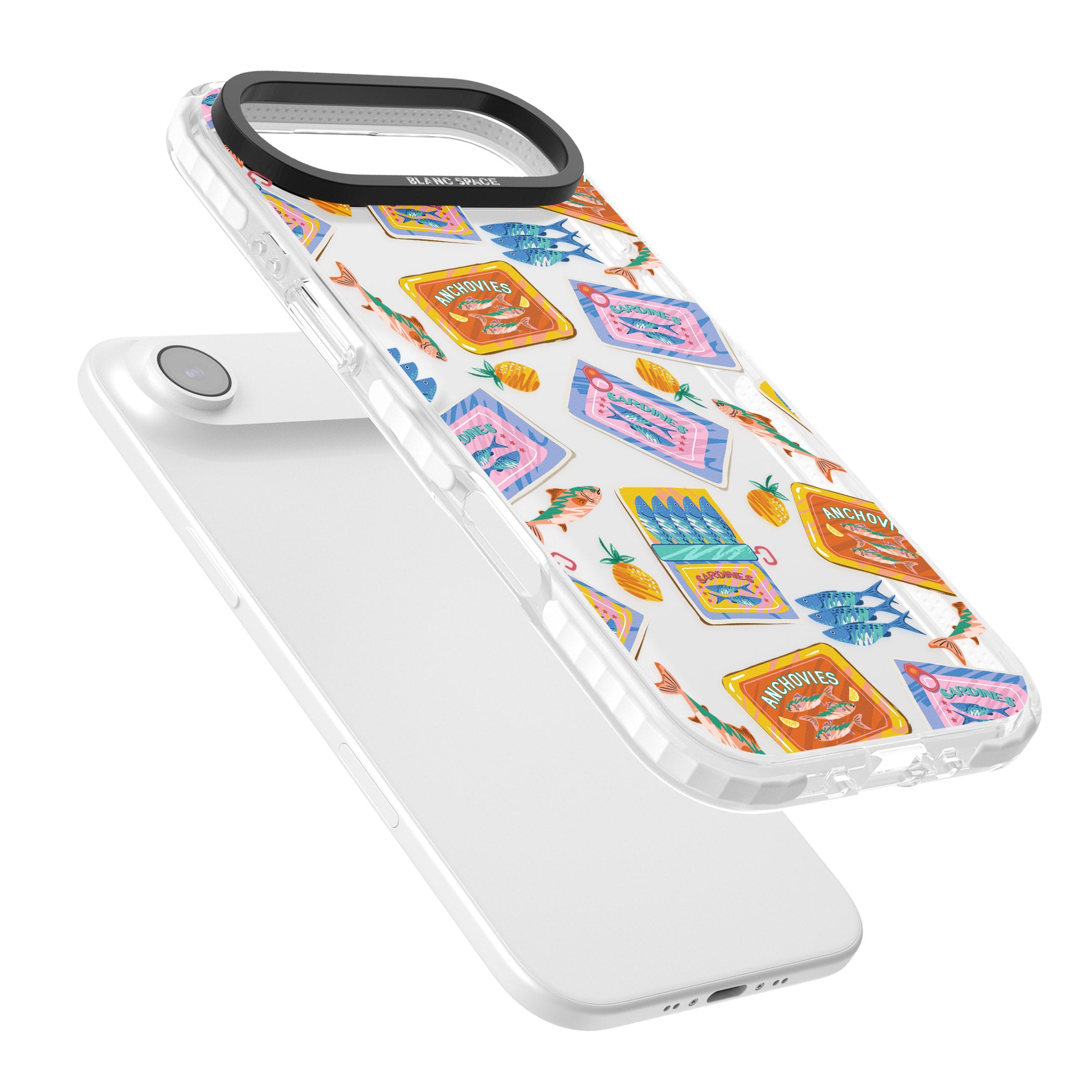 Sardines & Anchovies iPhone 17 Air Impact Clear Phone Case Colours