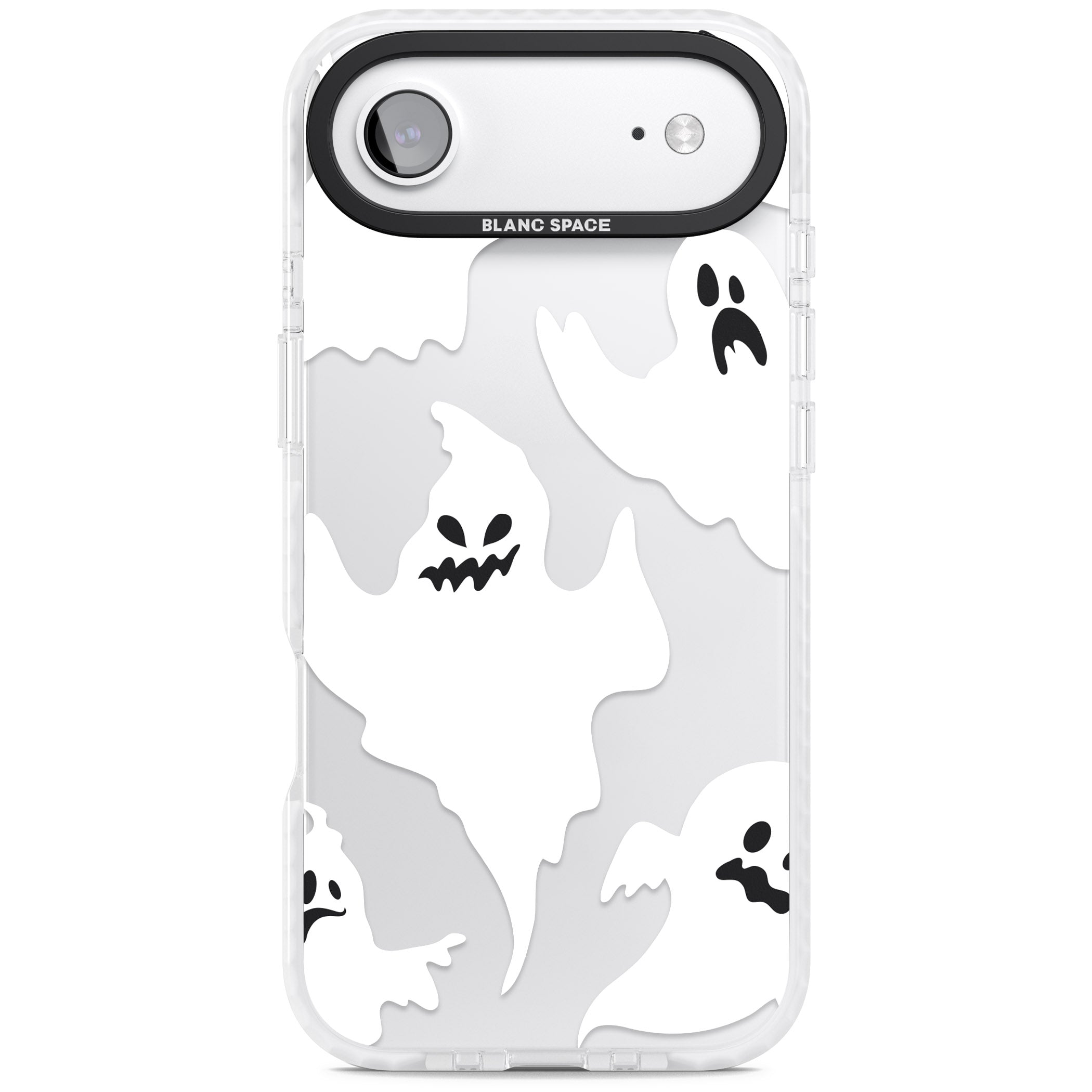 Ghost Pattern iPhone 17 Air Impact Clear Phone Case