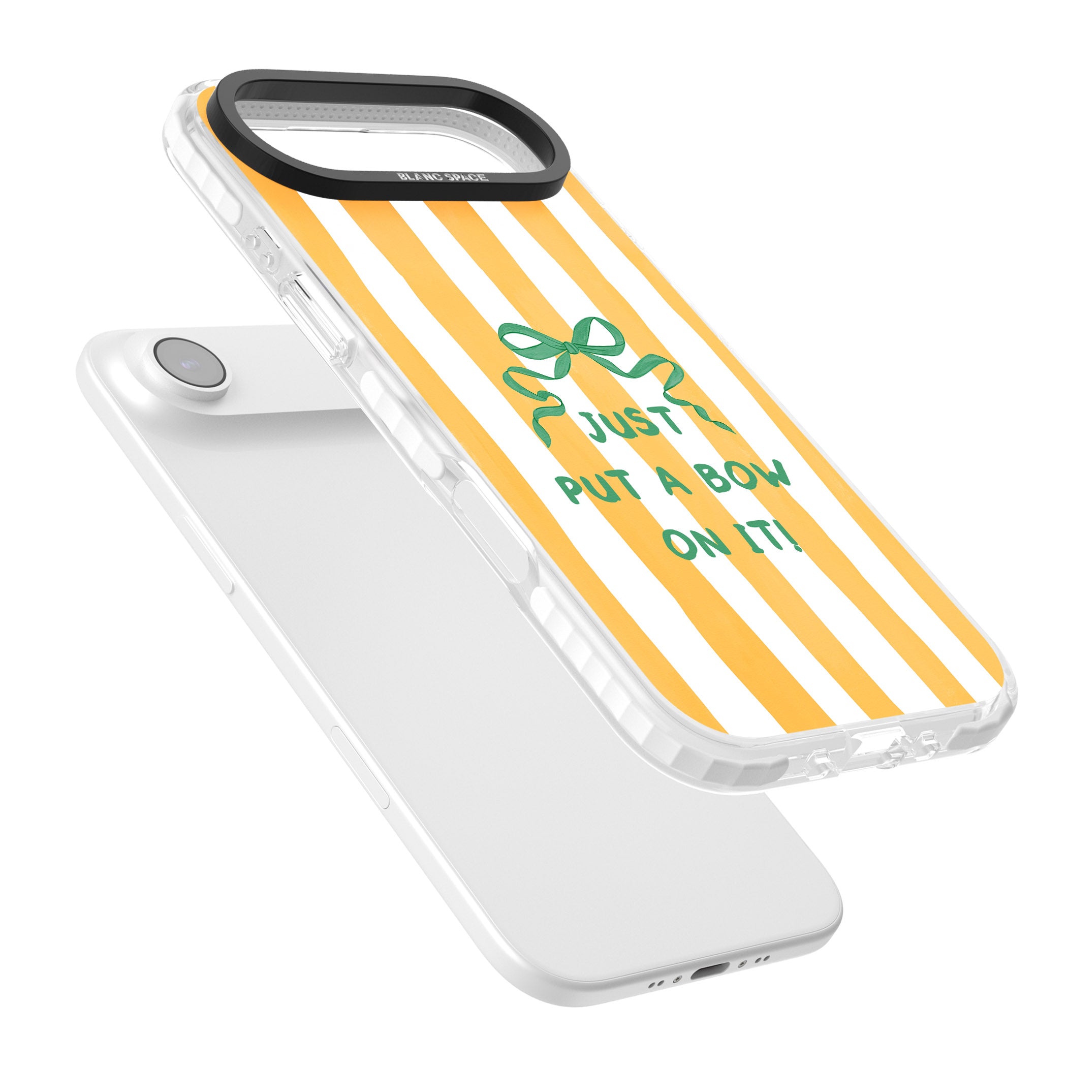 Just Put a Bow On It iPhone 17 Air Impact Clear Phone Case Colours