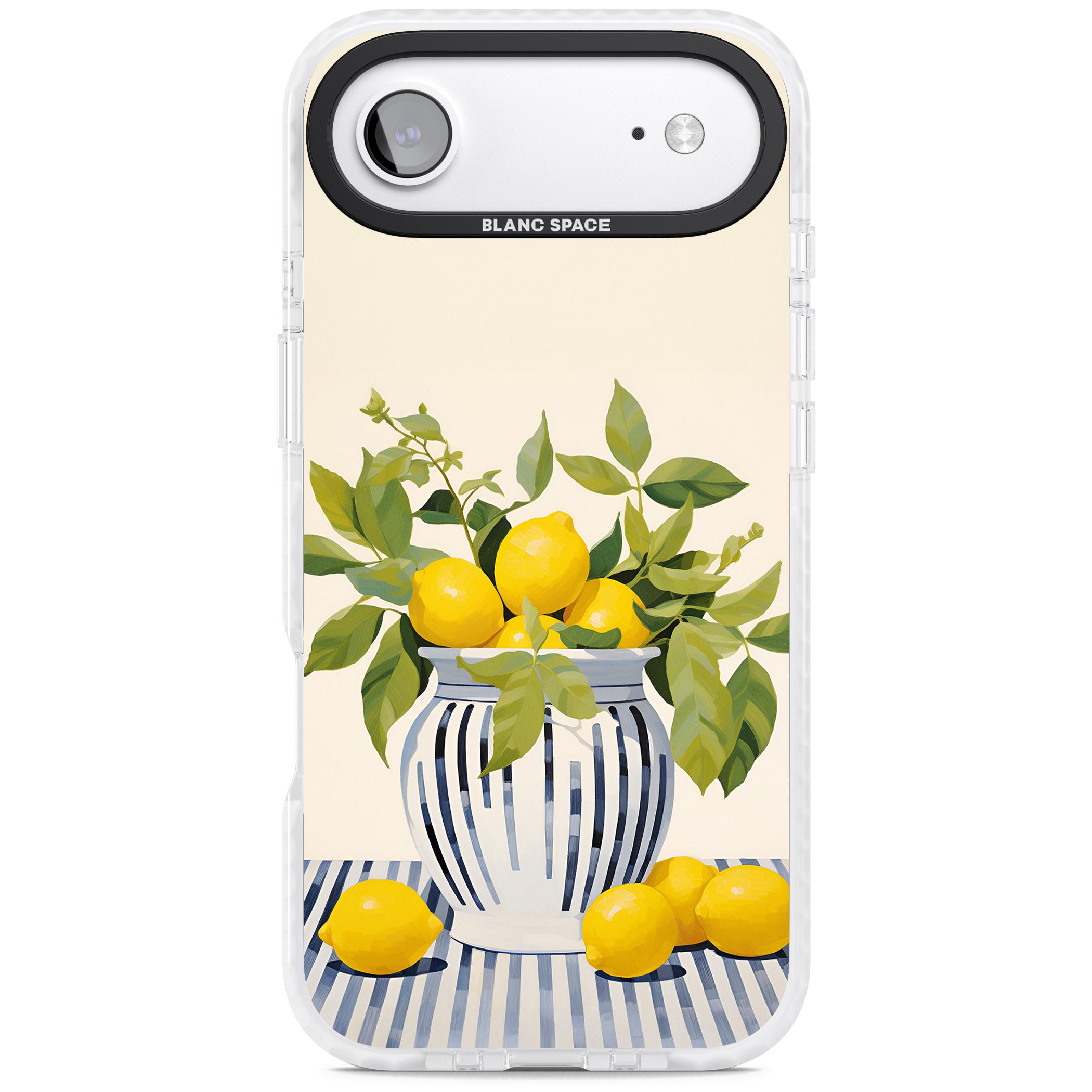 Lemon Plant Vase iPhone 17 Air Impact Clear Phone Case